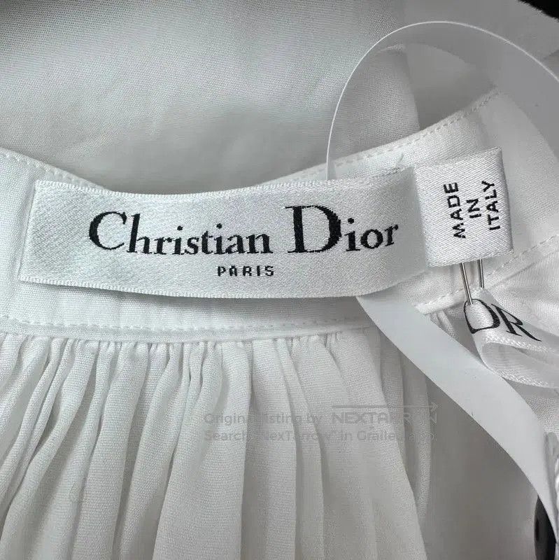 Dior Dior Women's White Long Sleeve Shirt . Size M / US 6-8 / IT 42-44 - 3 Thumbnail