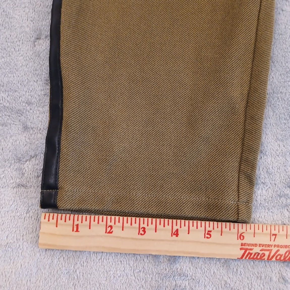 Vintage Gili Ankle Pants Womens Medium Green Tuxedo Stripe Drawstring Pockets 33x27 Size 32" / US 10 / IT 46 - 7 Thumbnail