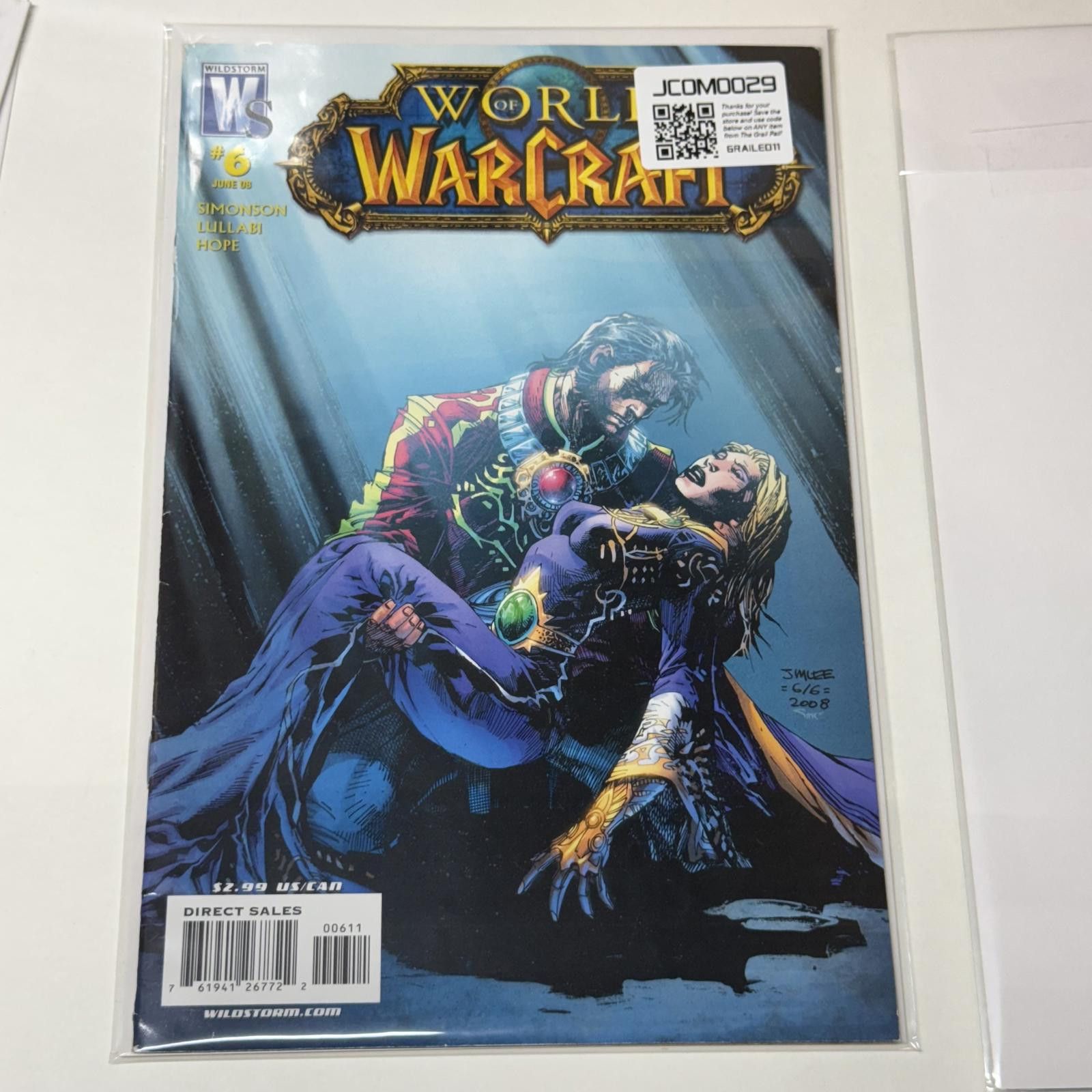 Designer Wildstorm World of Warcraft #1 JUN 2008 WoW Comic Book 1st Size ONE SIZE - 1 Thumbnail