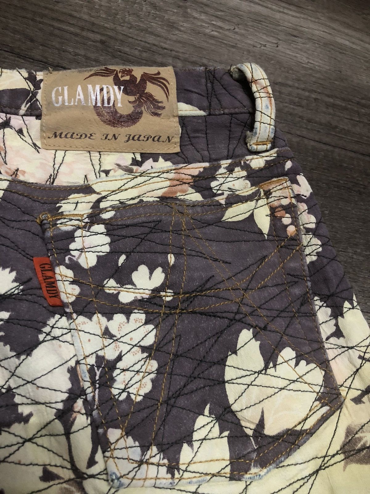 Le Grande Bleu (L.G.B.) RARE JAPANESE BRAND GLAMDY JEANS Size US 28 / EU 44 - 14 Thumbnail