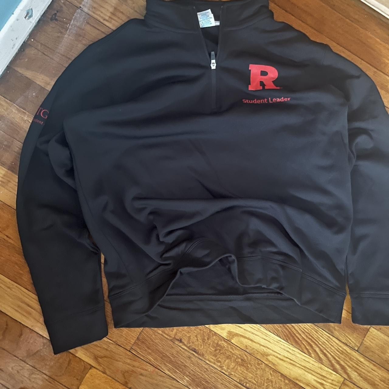 Champion Rutgers “Student Leader” Quarter-Zip Pullover – Black Size US L / EU 52-54 / 3 - 1 Preview