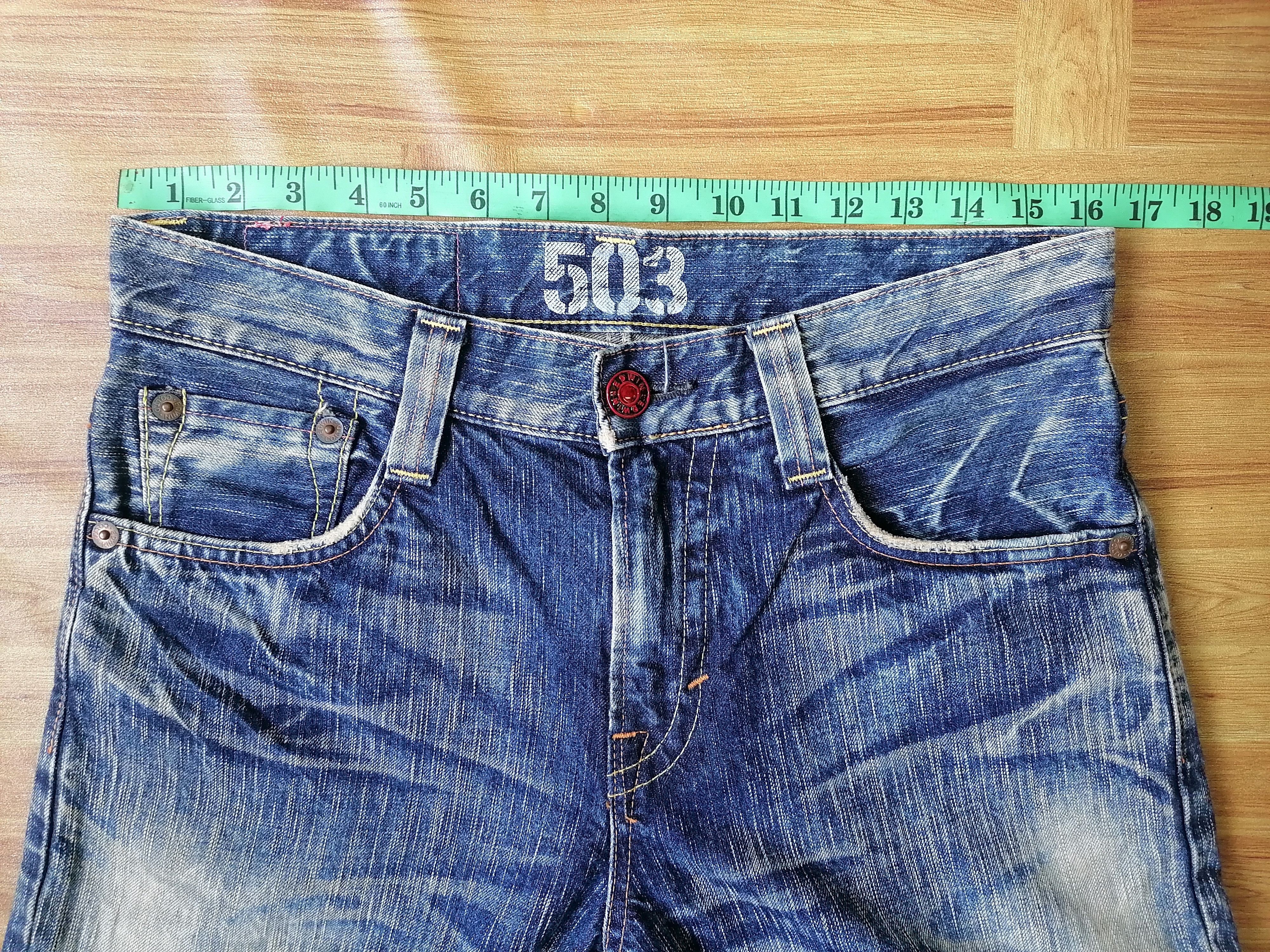 Edwin × Japanese Brand Edwin 503 Blue Trip Made In Japan Denim Jeans Size US 32 / EU 48 - 8 Thumbnail
