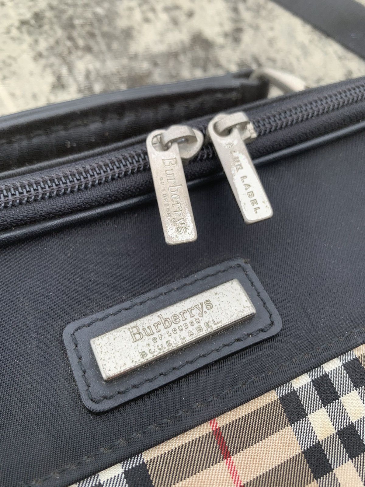 Burberry Vintage 90s Burberrys Blue Label Nova Check Brief Case Size ONE SIZE - 4 Thumbnail