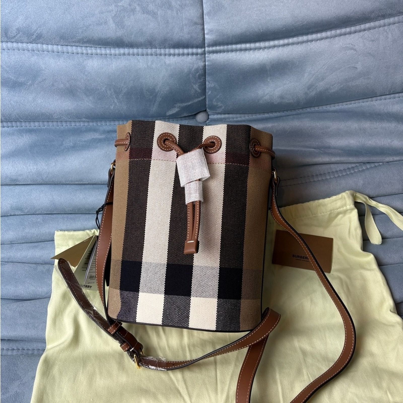 Burberry Burberry Checkered Bucket Bag NWT Size ONE SIZE - 2 Thumbnail