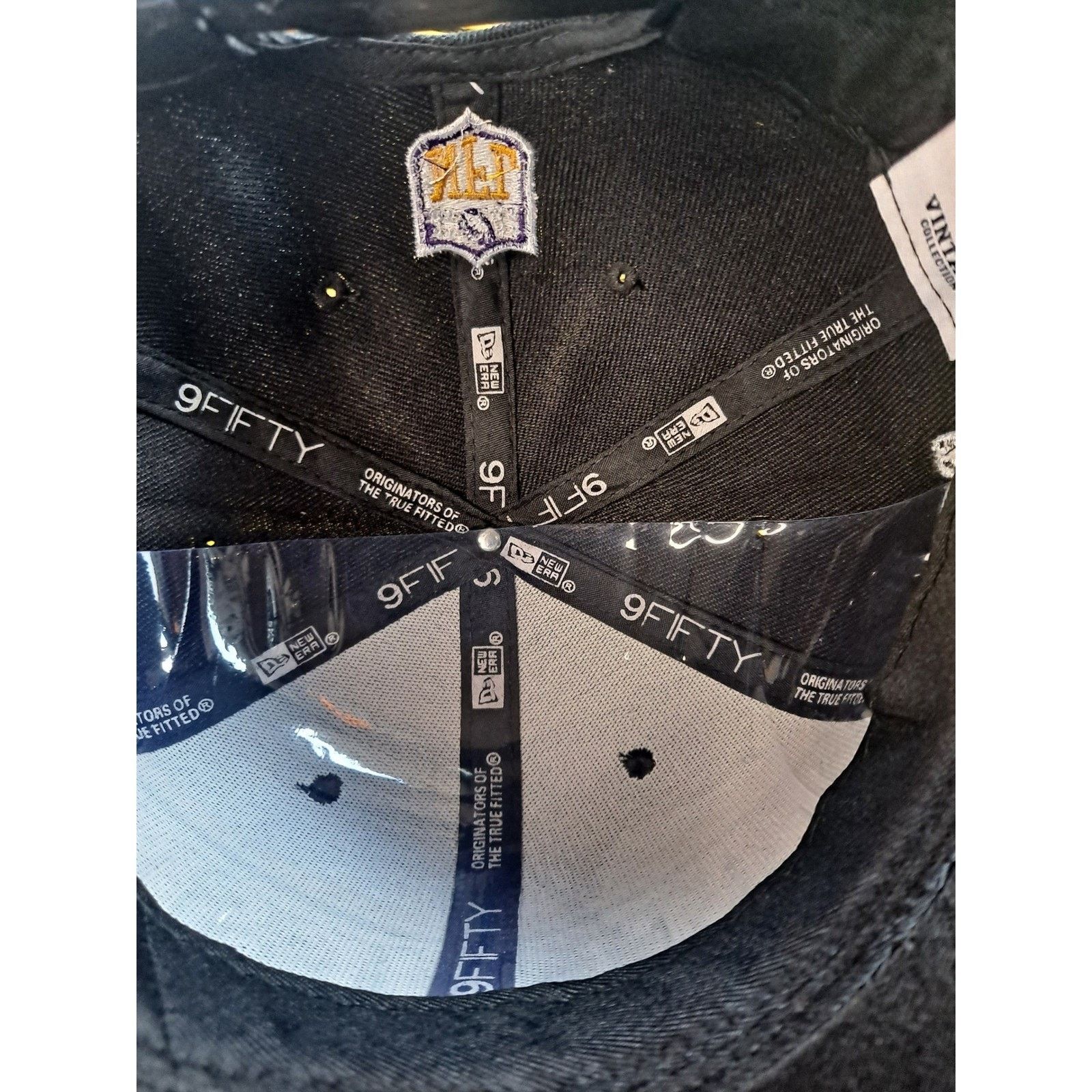 New Era Minnesota Vikings NFL New Era Snapback Hat Purple Gold Black Size ONE SIZE - 7 Thumbnail