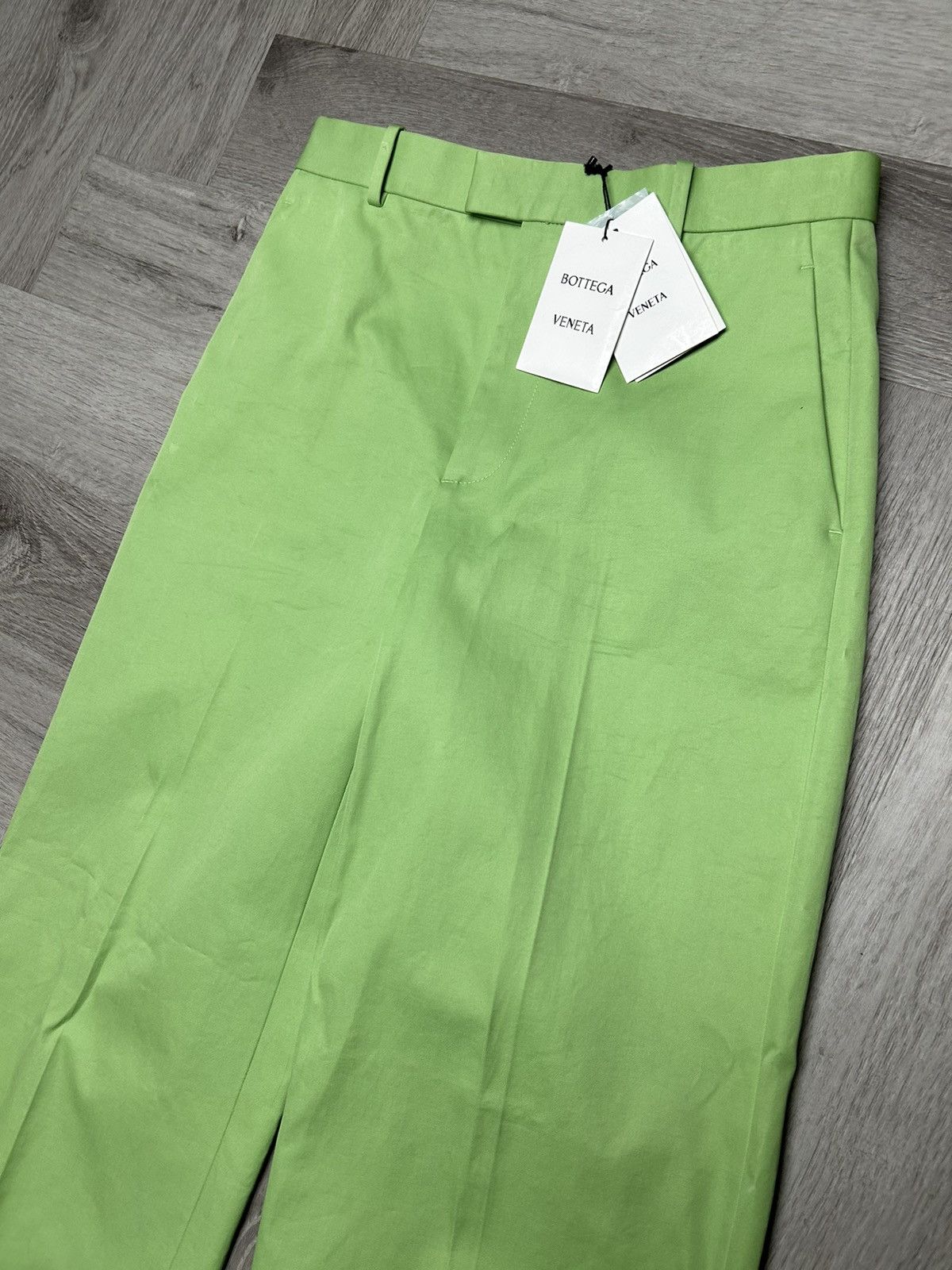 Bottega Veneta NWT! Straight Leg Cotton Twill Trousers Size US 30 / EU 46 - 2 Thumbnail
