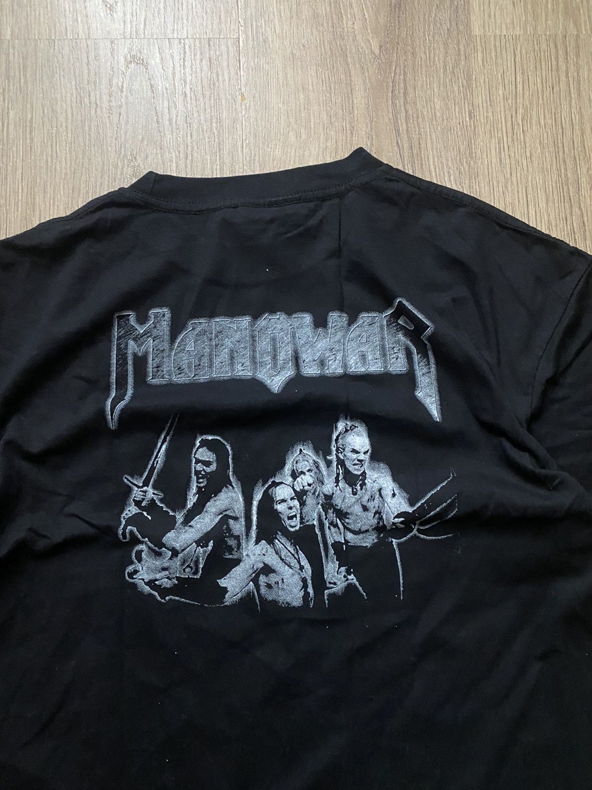 Band Tees × Vintage Vintage 1992 MANOWAR Triumph Of Steel World Tour T-Shirt Size US XL / EU 56 / 4 - 5 Thumbnail
