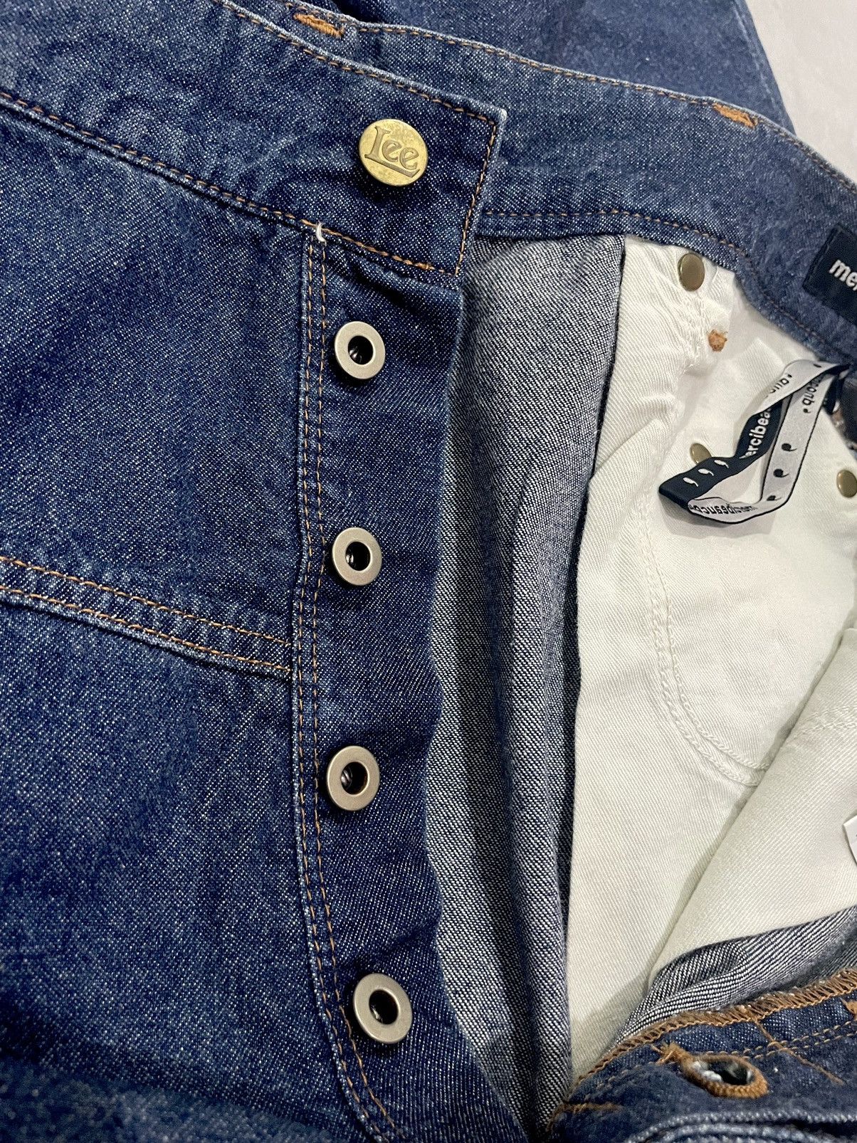 Lee × Vintage × mercibeaucoup Mercibeaucoup Cross Lee Denim Pants Size US 33 - 8 Thumbnail
