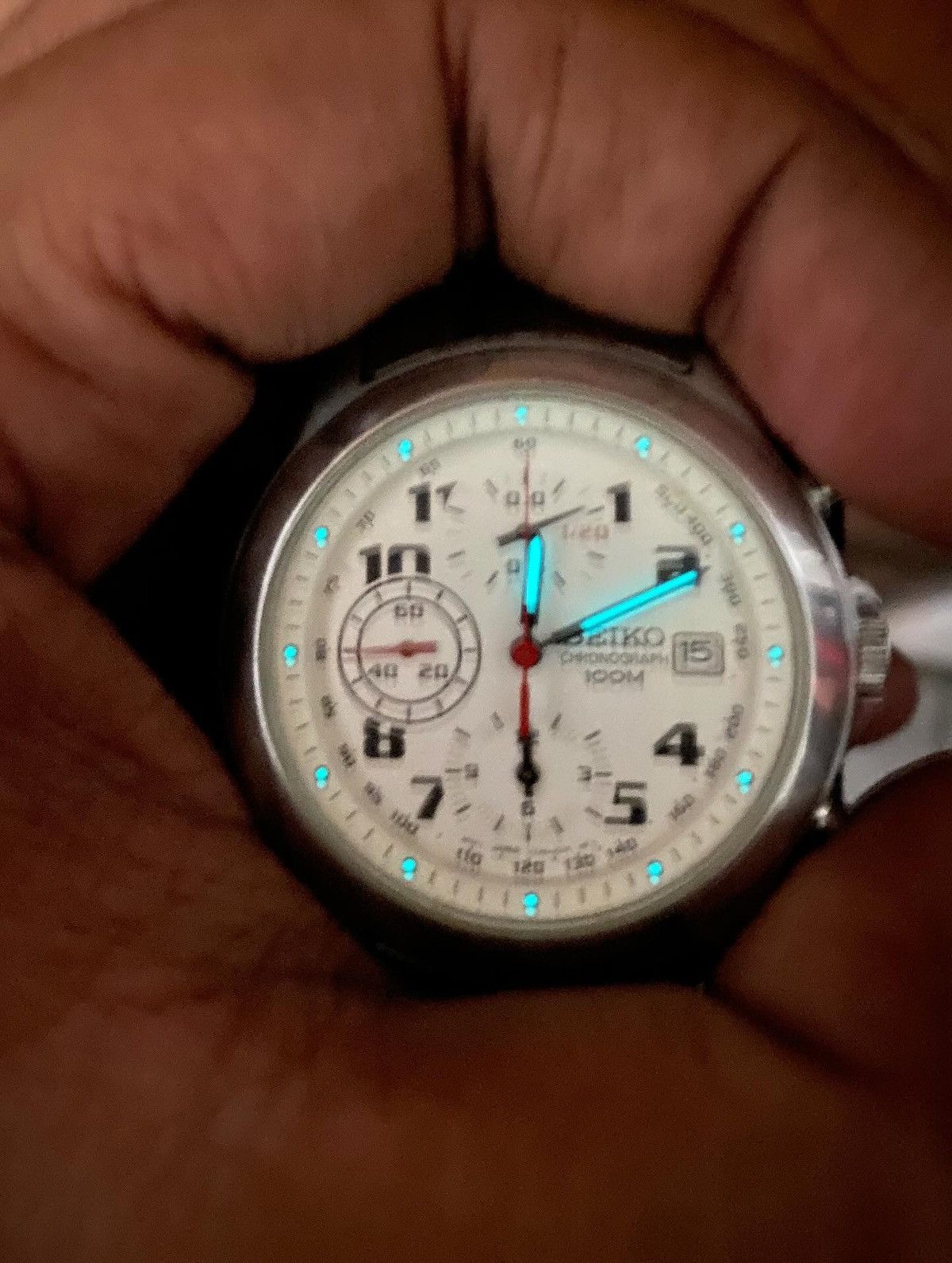 Seiko SEIKO SND311P2 VINTAGE CHRONOGRAPH WR 10 BAR Size ONE SIZE - 5 Thumbnail