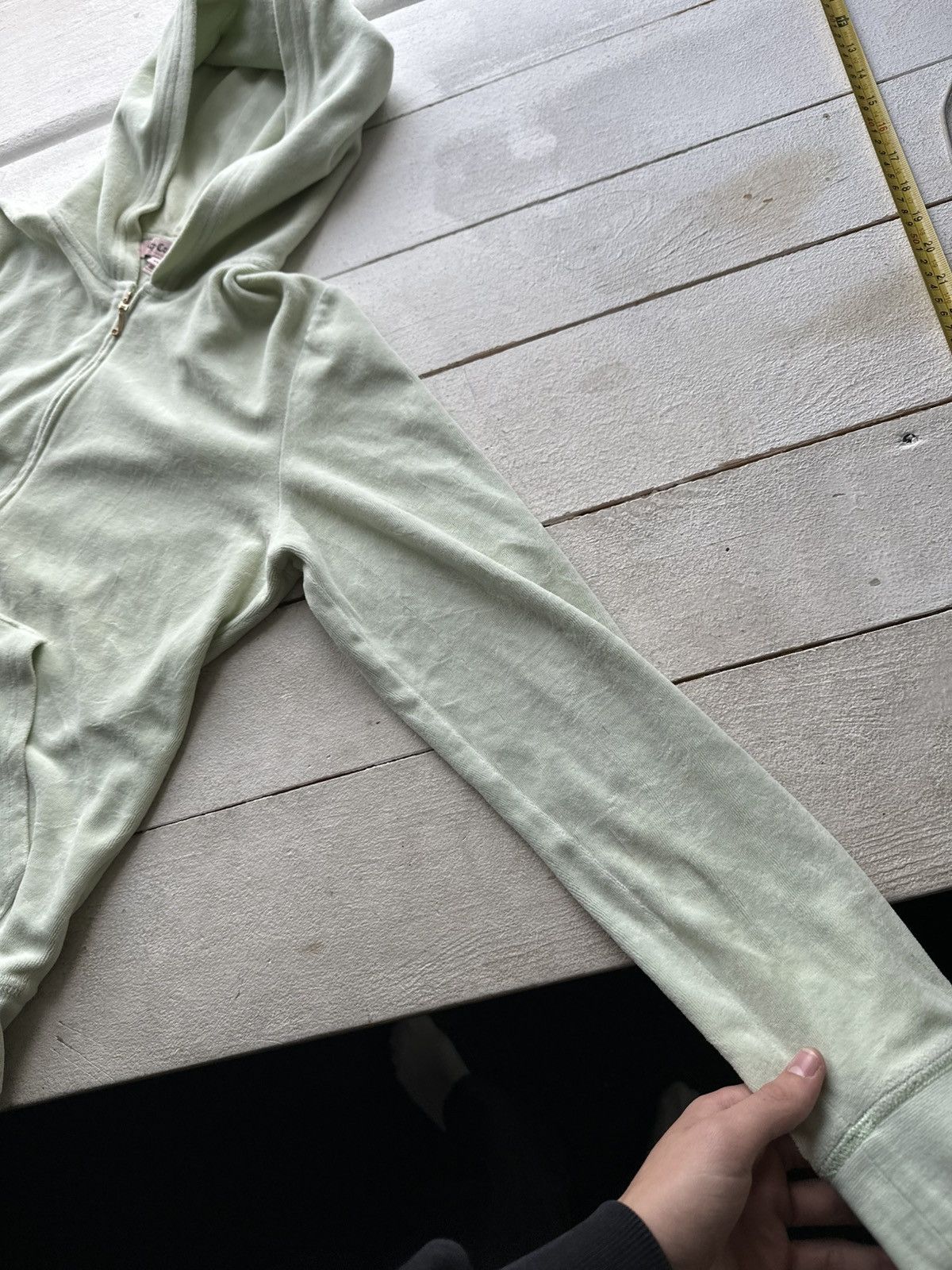 Vintage 🚨Vintage JUICY COUTURE ZIP HOODIE LOGO 90s RARE Y2K Size XL / US 12-14 / IT 48-50 - 20 Thumbnail
