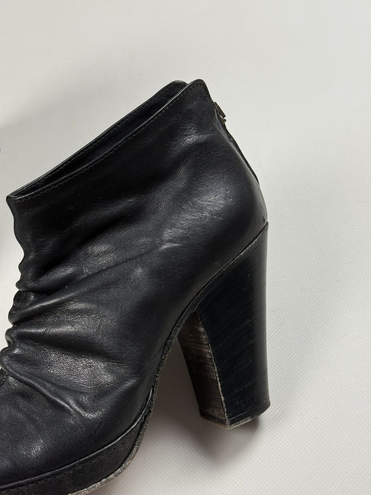 Fiorentini + Baker Fiorentini Baker Leather Avant-Garde Heeled Boots Shoes Size US 6.5 / IT 36.5 - 15 Thumbnail
