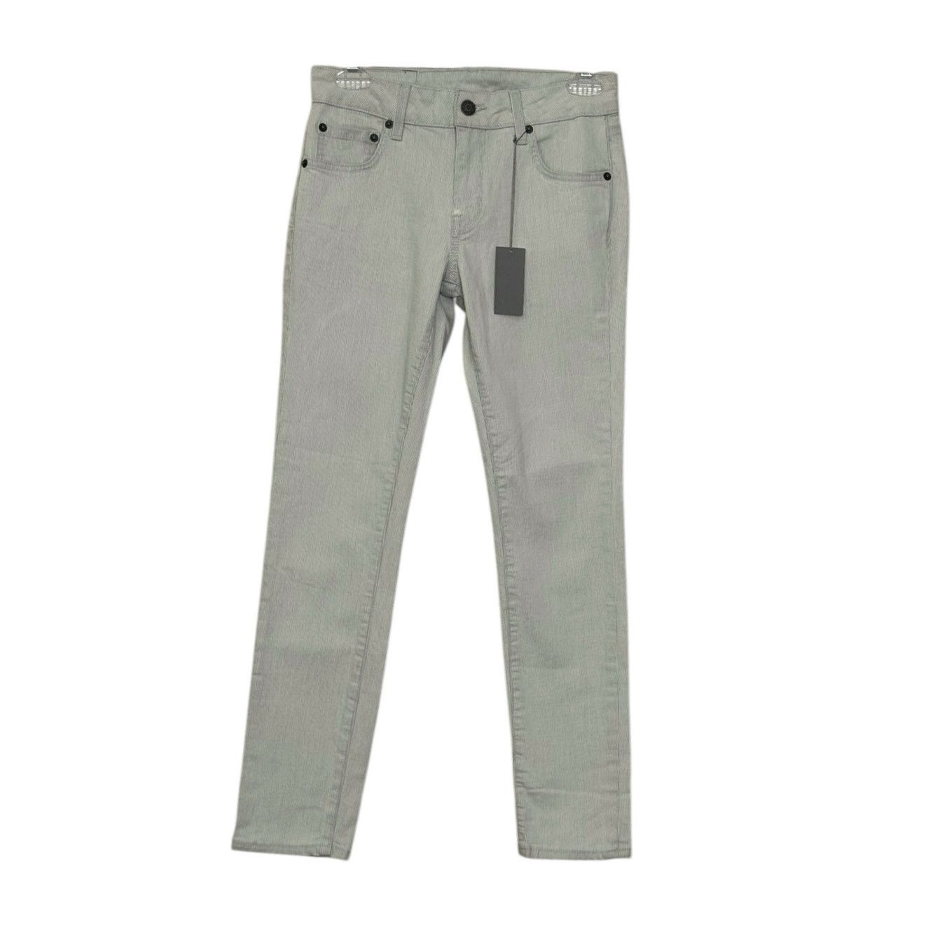 6397 6397 white stripe mini skinny cropped jeans size 24- 0 Size 25" / US 0 / IT 36 - 9 Thumbnail