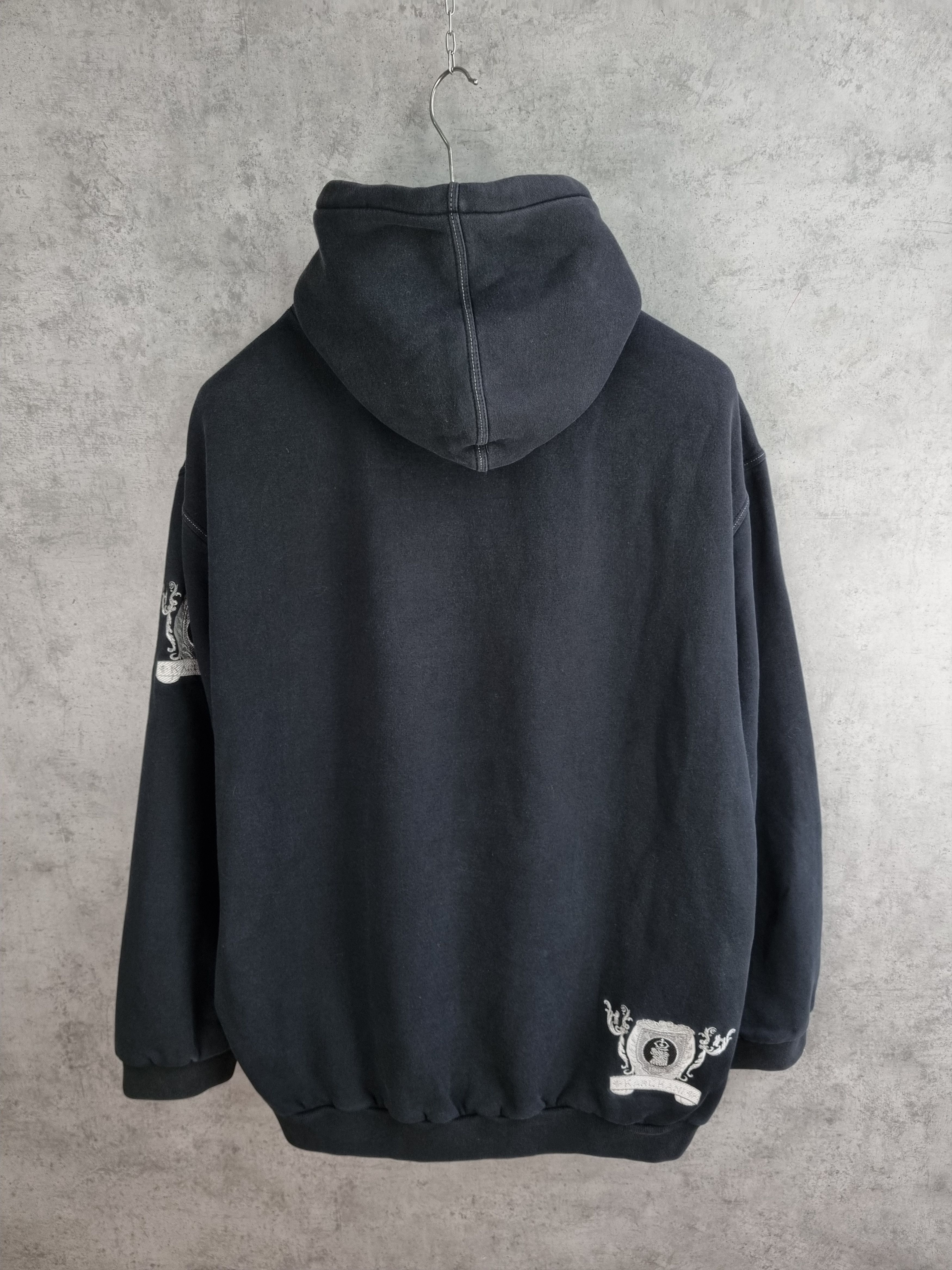 Karl Kani Karl Kani Embroidered Logo Faded Heavy Hoodie Size US XXL / EU 58 / 5 - 6 Thumbnail