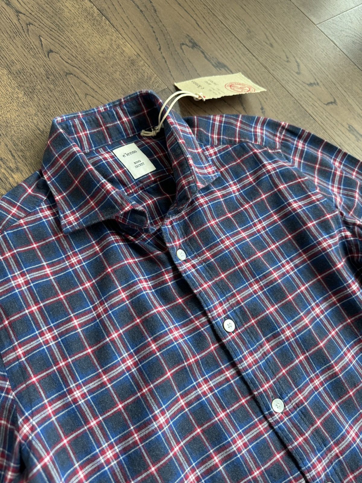 Ring Jacket Elento by Ring Jacket Japan Made Mens Cotton Check Shirt Size US S / EU 44-46 / 1 - 24 Thumbnail