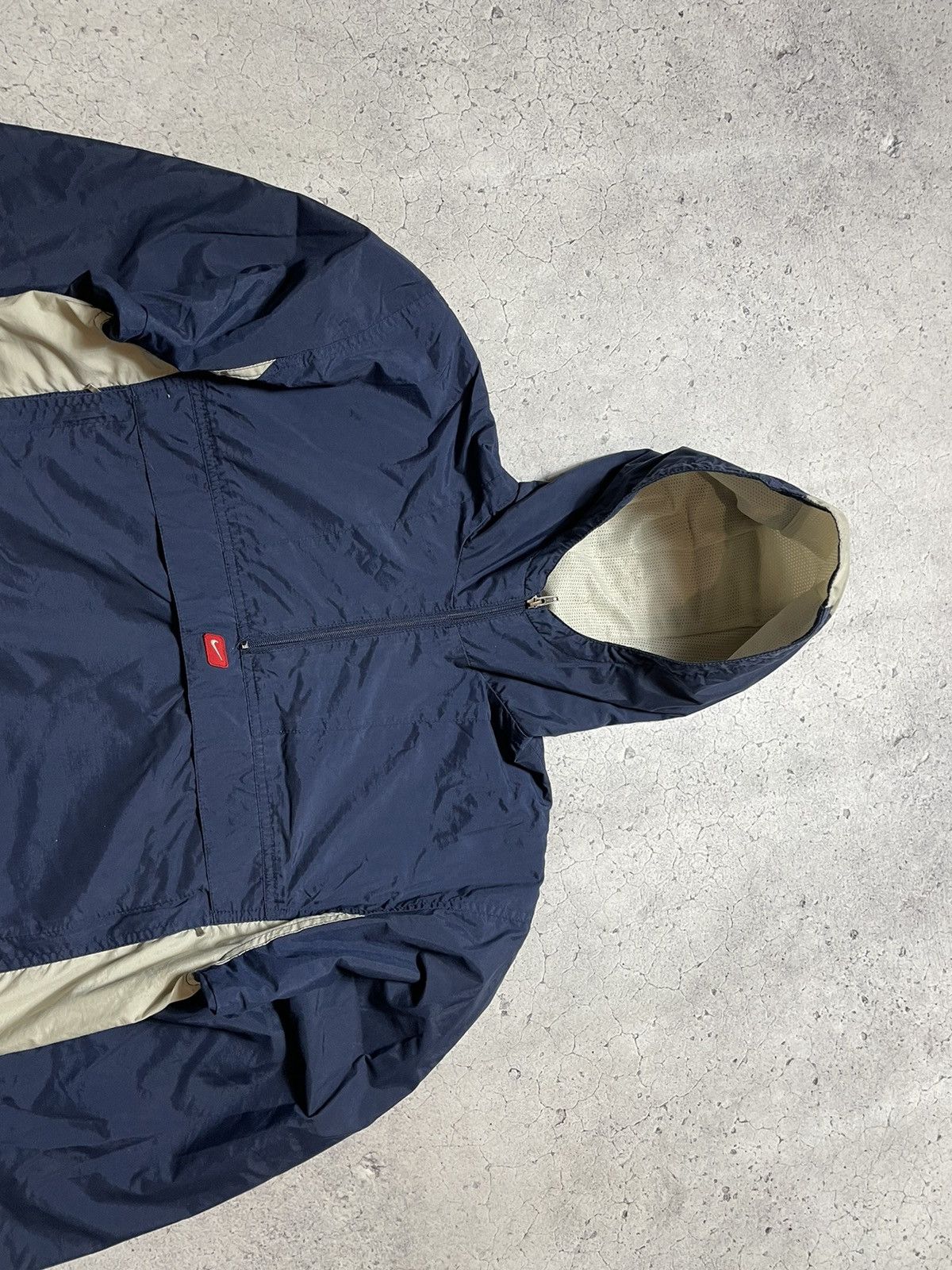 Nike Vintage Nylon Anorak Jacket Nike Drill Center Swoosh Y2K Size US S / EU 44-46 / 1 - 5 Thumbnail