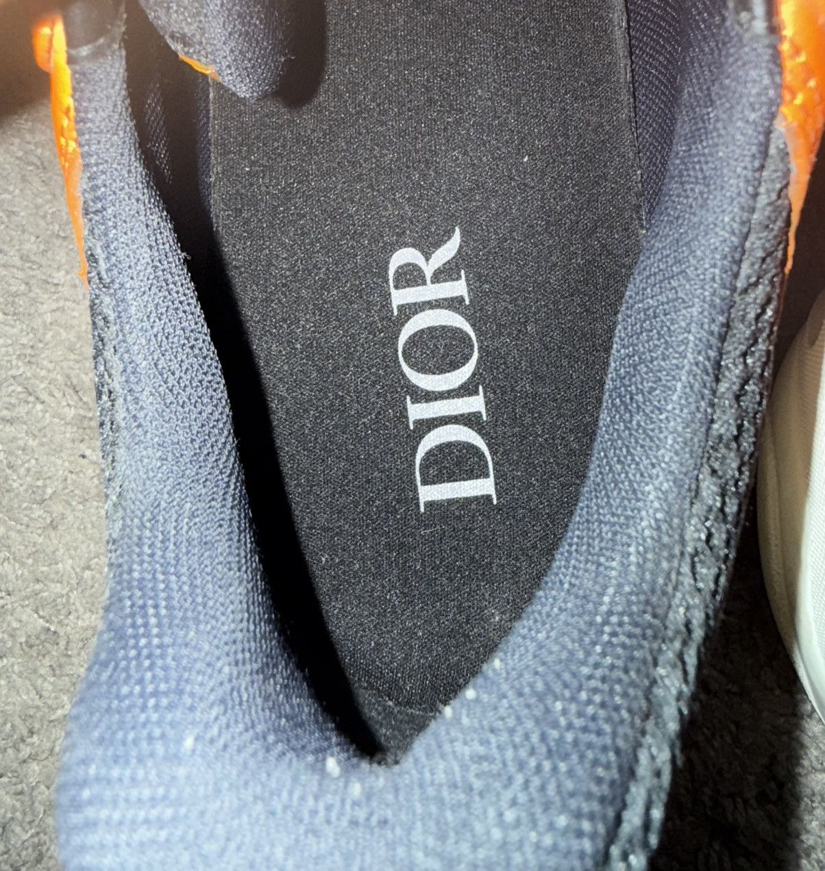 Dior Dior B22 Orange Black White Sneakers Size US 12 / EU 45 - 7 Thumbnail