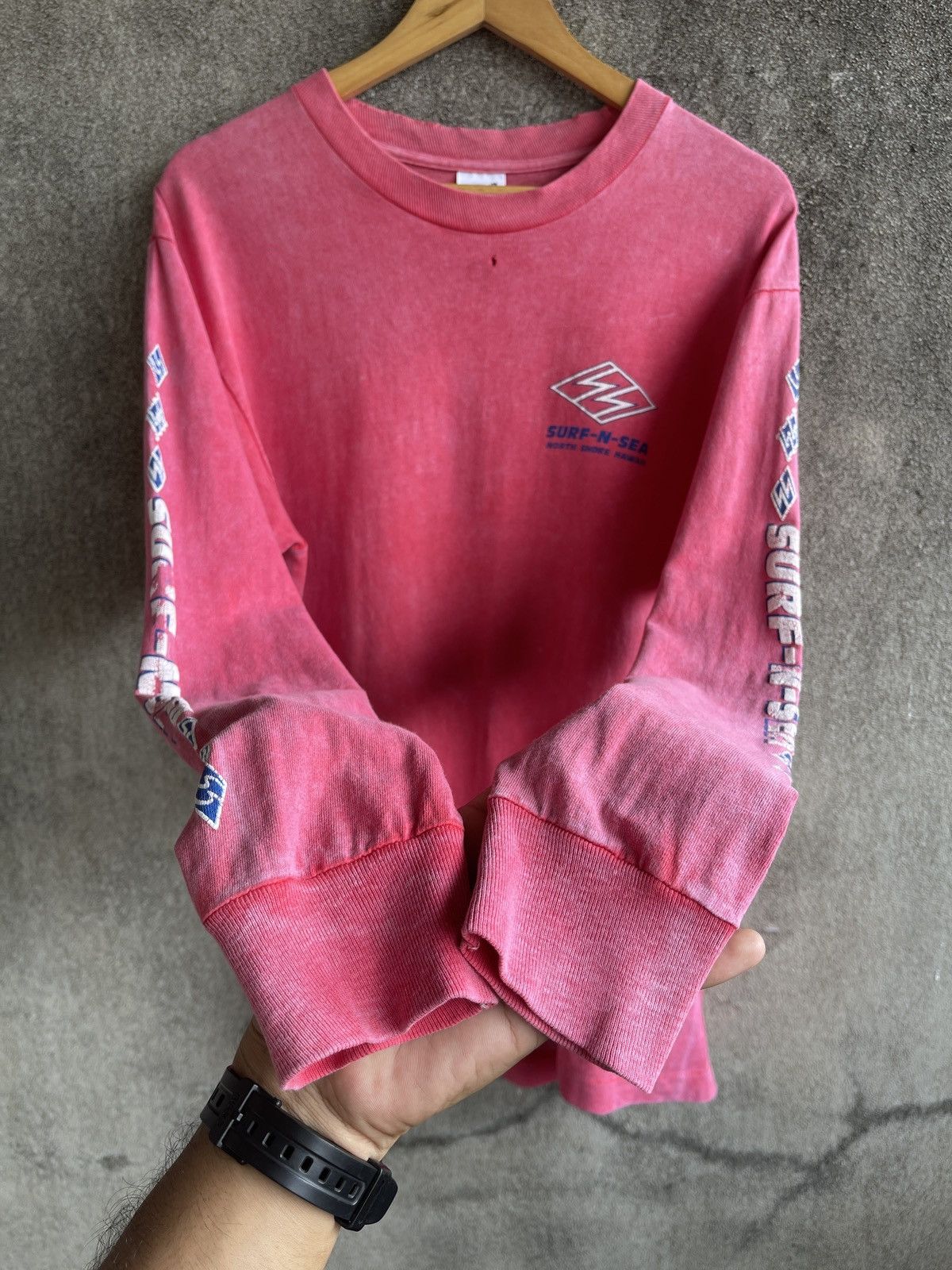 Sun Surf Vintage 90s Thrashed Sun Faded🔥SURF Hawaii🔥Long Sleeve Tee Size US L / EU 52-54 / 3 - 5 Thumbnail