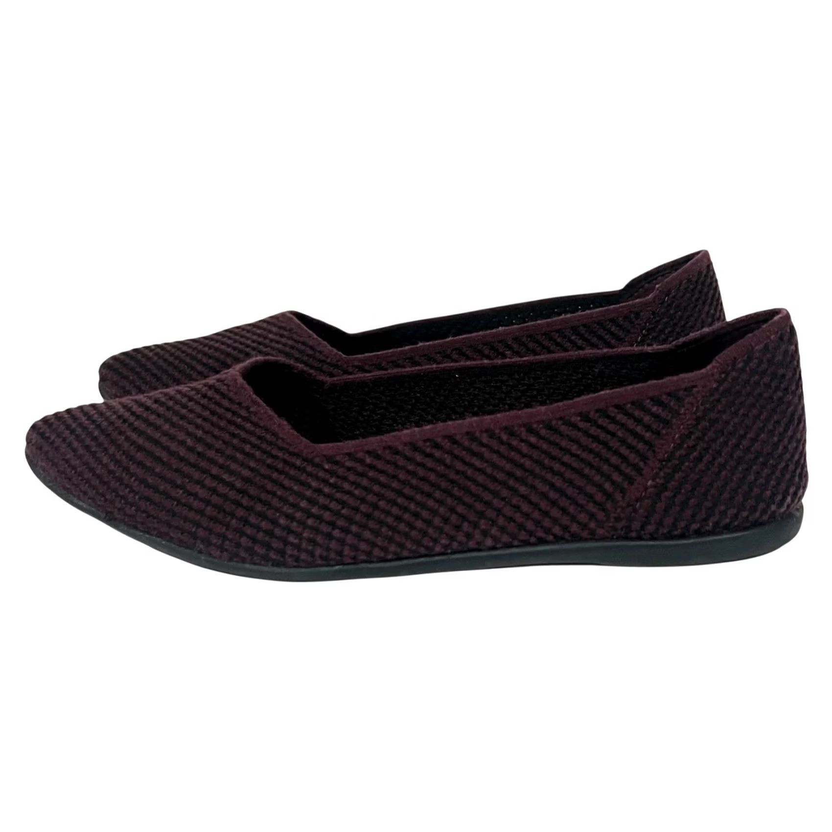 Cole Haan VINTAGE Cole Haan Springfeel Stitchlite Skimmer Purple Sock Slip On Ballet Flats Sz 10 Women Flat Purple Sock Slip On Ballet Flats 10 Women Size US 10 / IT 40 - 4 Thumbnail