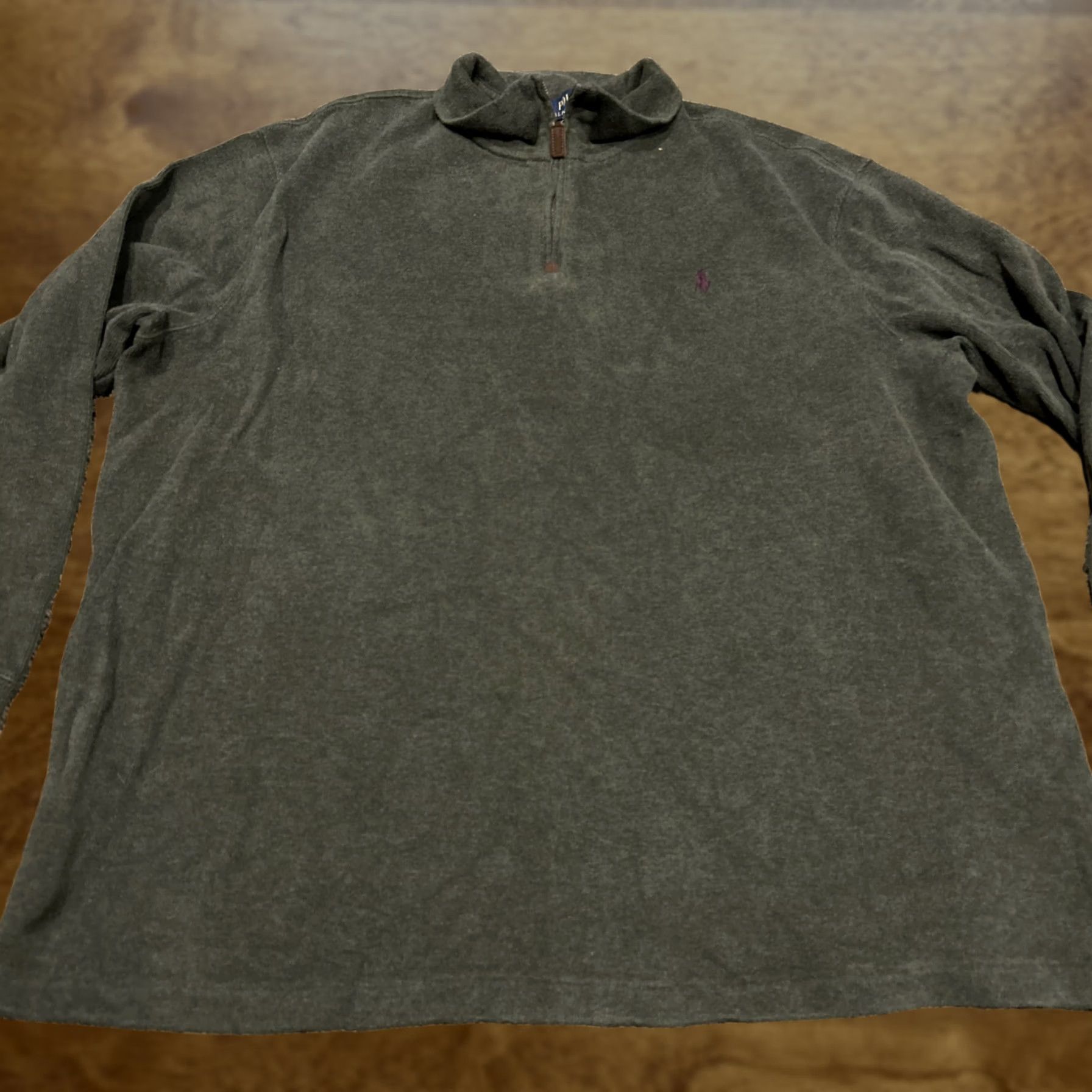 Ralph Lauren Ralph Lauren Sweater Shirt 2XL Green Mock Neck Pullover Classic 1/4 Zip Men Size US XXL / EU 58 / 5 - 1 Thumbnail