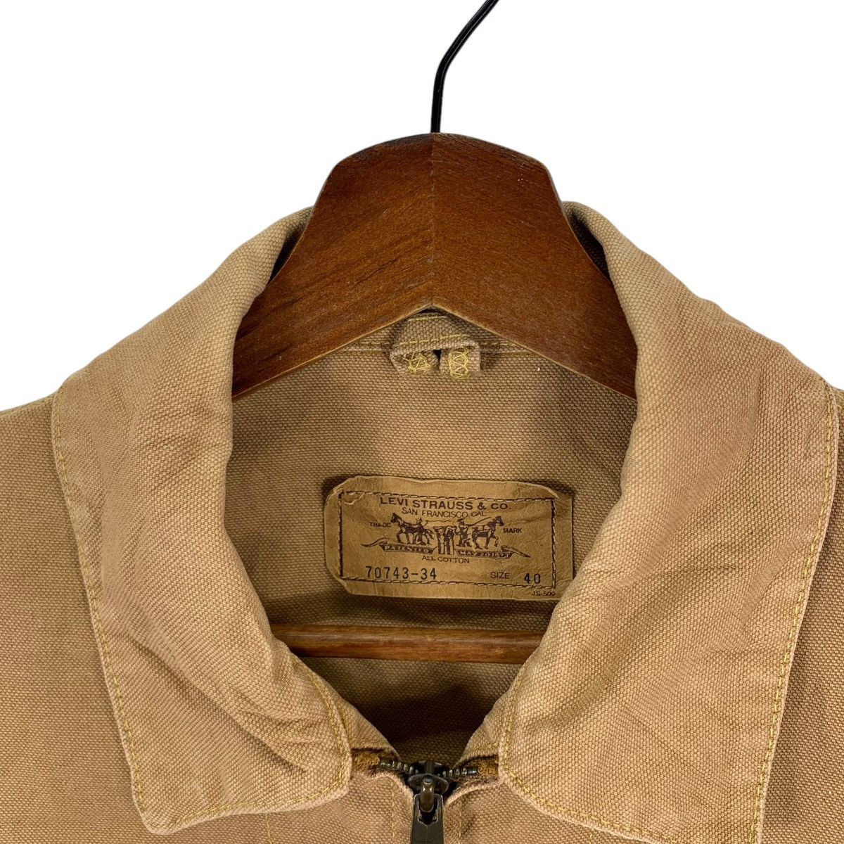 Levi's × Vintage VINTAGE LEVIS DENIM TRUCKERS WORKERS JACKET Size US M / EU 48-50 / 2 - 7 Thumbnail