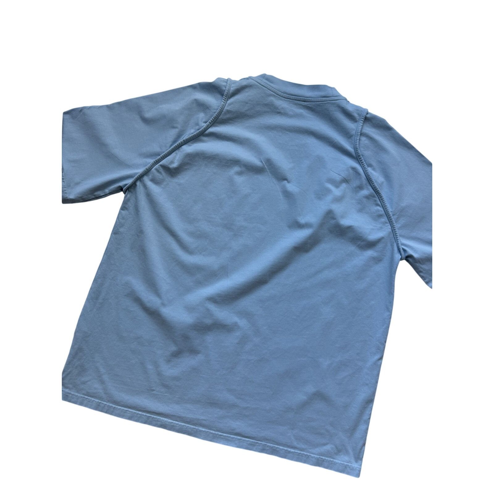 Jacquemus Jacquemus Le Camargue Logo Embroidered T-Shirt Blue Size US XL / EU 56 / 4 - 3 Thumbnail