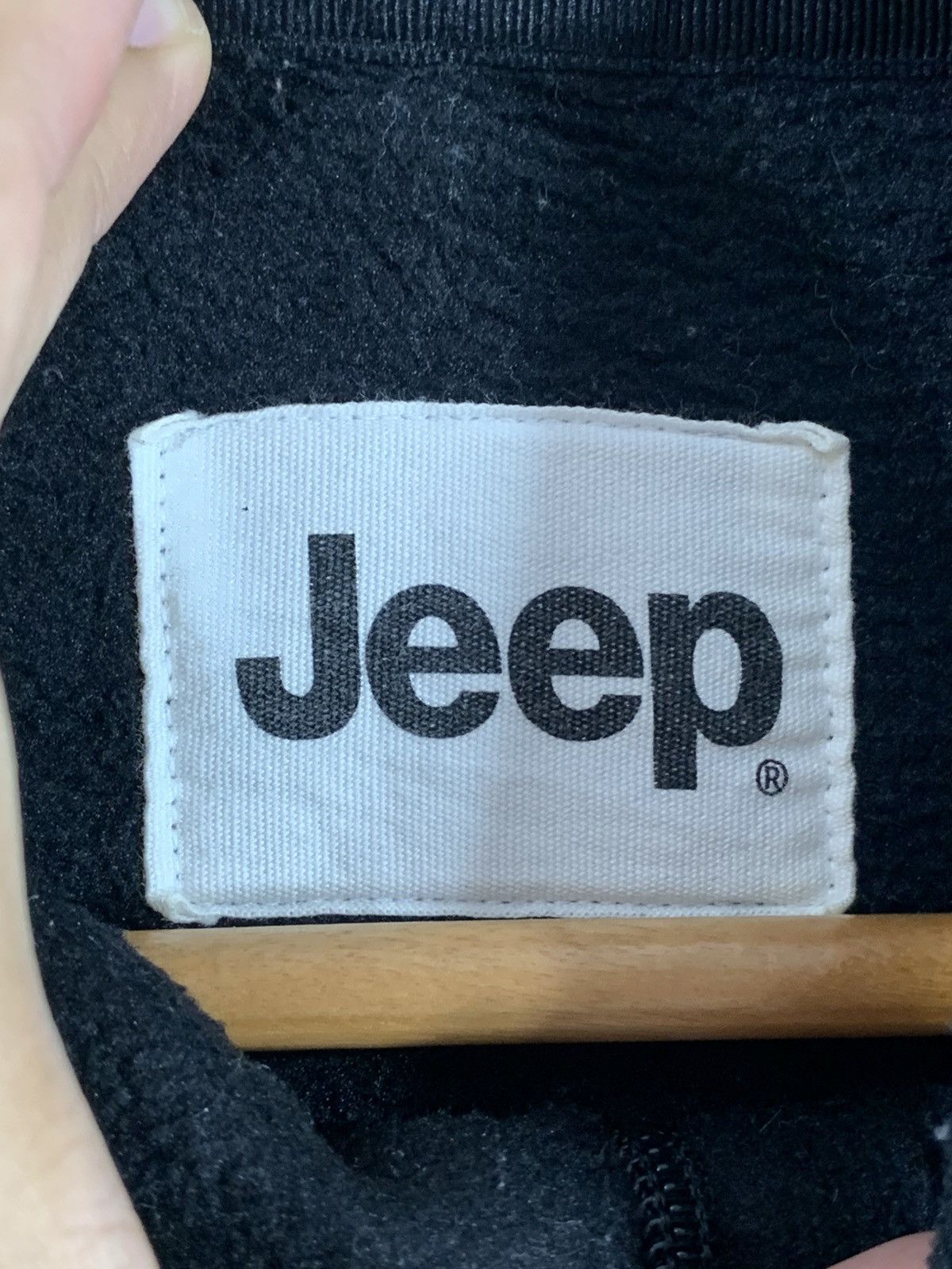 Jeep Jeep Fleece Black Jacket Full Zipper Size US L / EU 52-54 / 3 - 5 Thumbnail