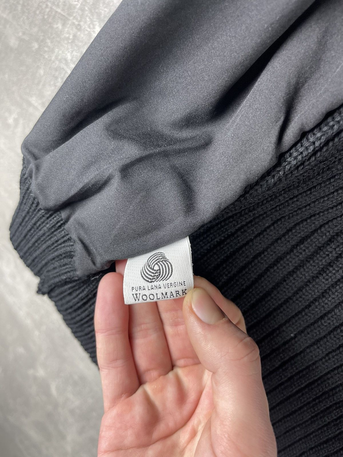 Moncler Moncler Rare 00s Wool Knit Jacket Pony Hair Panel Black Tag Size M / US 6-8 / IT 42-44 - 14 Thumbnail