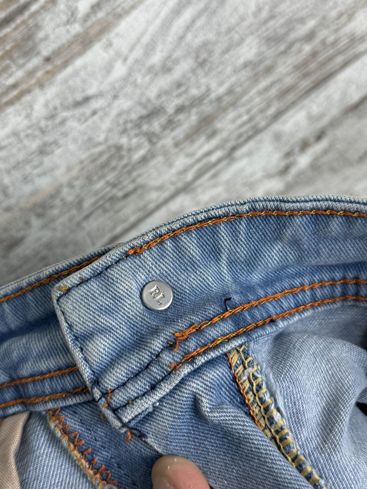 Vintage Mens Vintage Polo Bear Ralph Lauren jeans pants denim logo Size US 32 / EU 48 - 17 Thumbnail