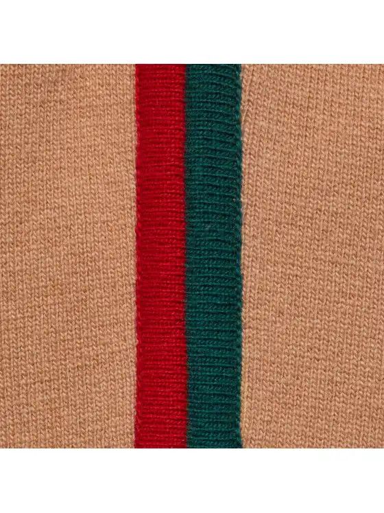 Gucci o1s1wg110225 Wool Pant With Web in Multicolor Size US 28 / EU 44 - 2 Thumbnail