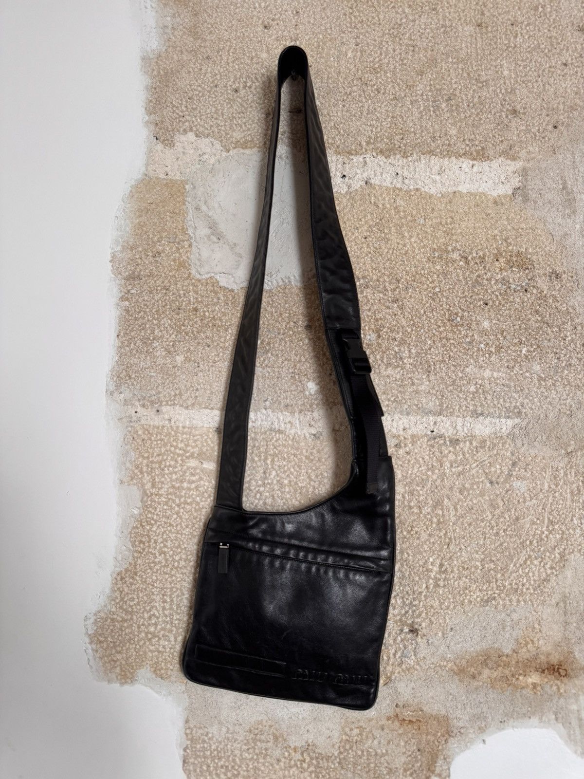 Miu Miu × Vintage Miu Miu 1999 FW Python Mesh Orange Crossbody Bag
