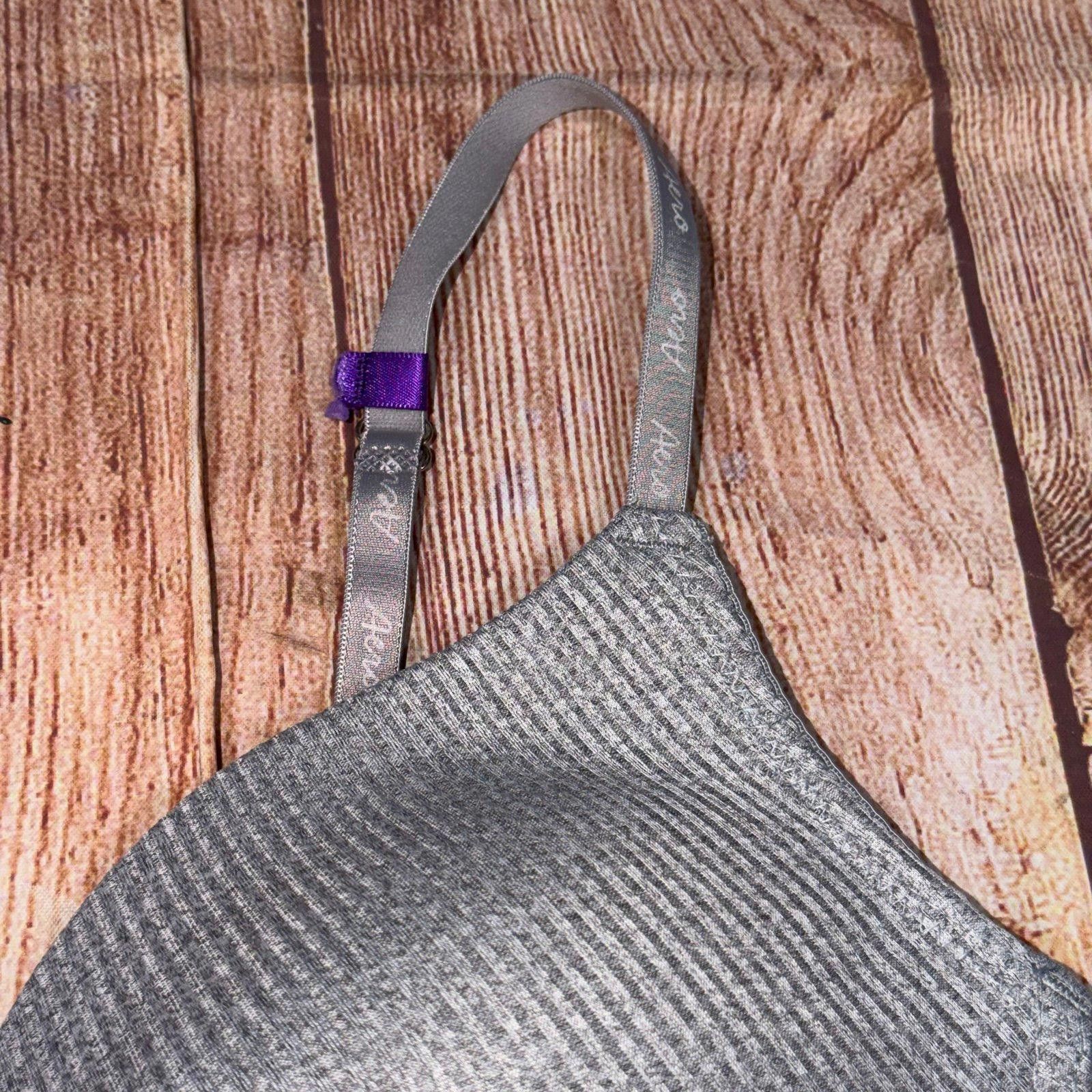 Aeropostale Aeropostale 36C Gray Padded PushUp Bra Size ONE SIZE - 4 Thumbnail
