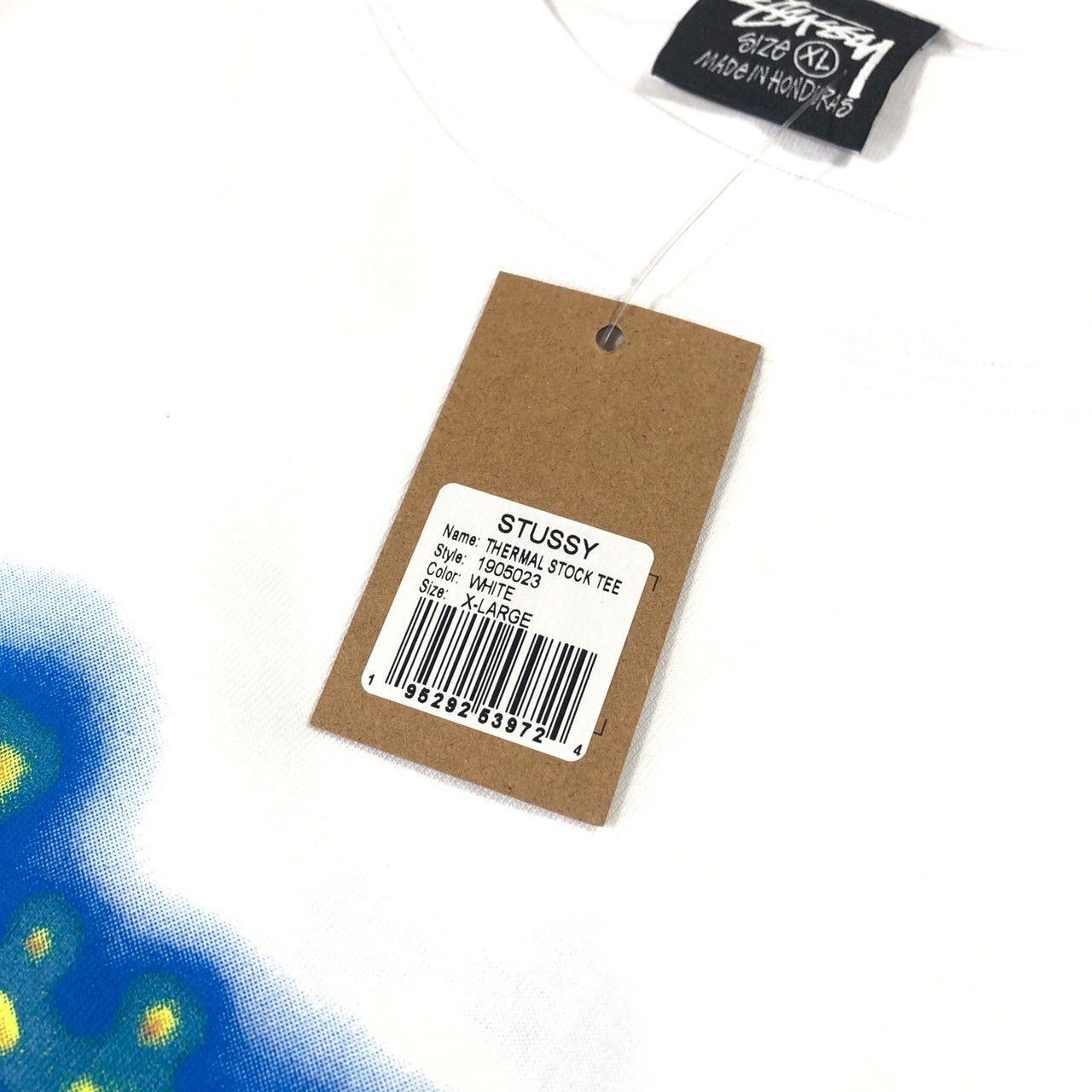 Stussy × Vintage Stussy Thermal Stock Tee Size US XL / EU 56 / 4 - 7 Thumbnail