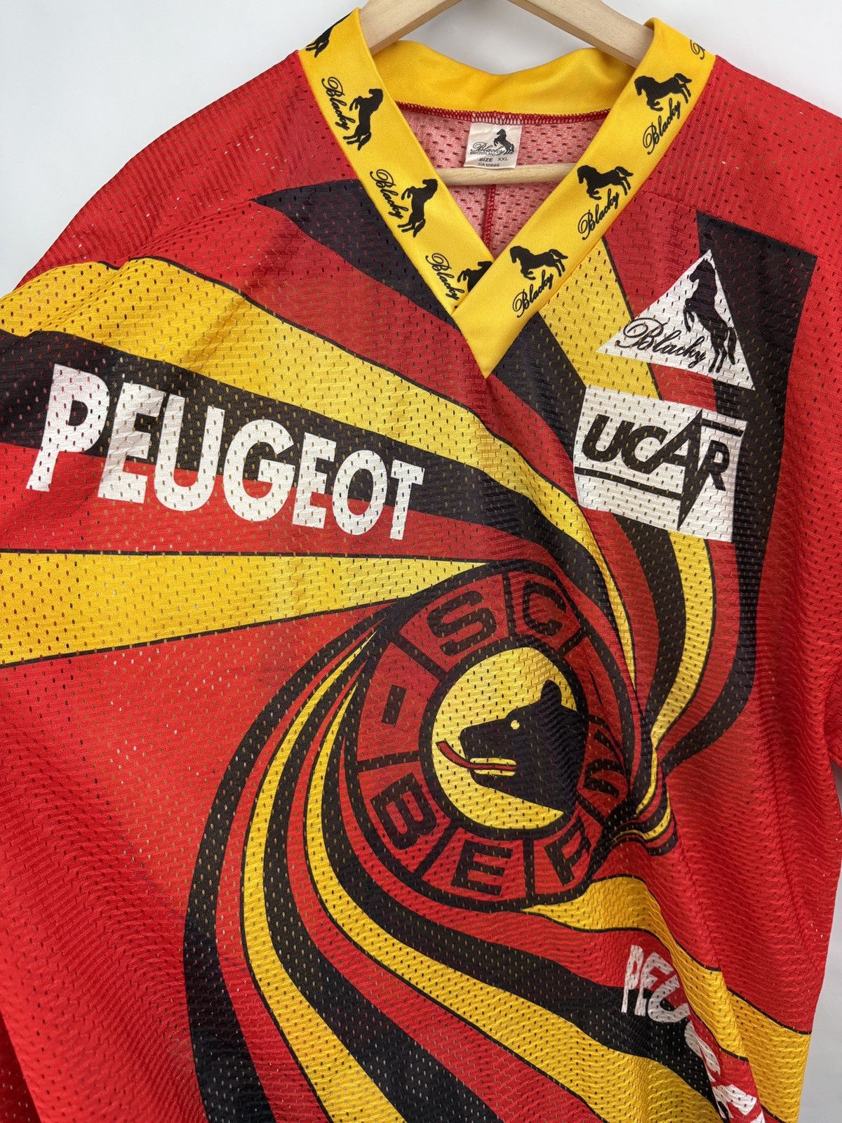 NHL 🇨🇭 Vintage 90s SC Bern Switzerland Hockey Jersey Team Signed Size US XXL / EU 58 / 5 - 5 Thumbnail