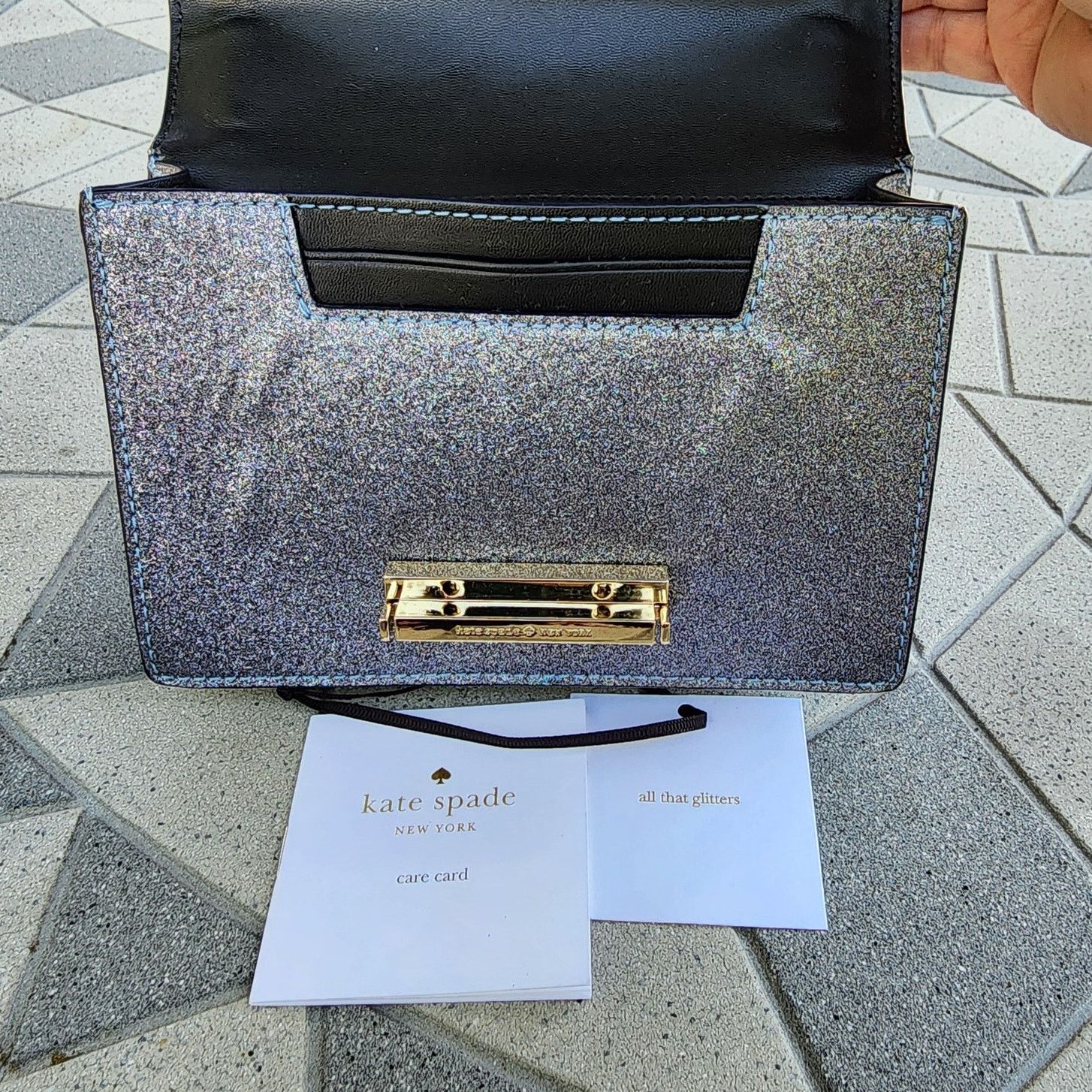 Kate Spade Kate Spade Burgess Court Sparkle Chain Crossbody Bag Size ONE SIZE - 9 Thumbnail