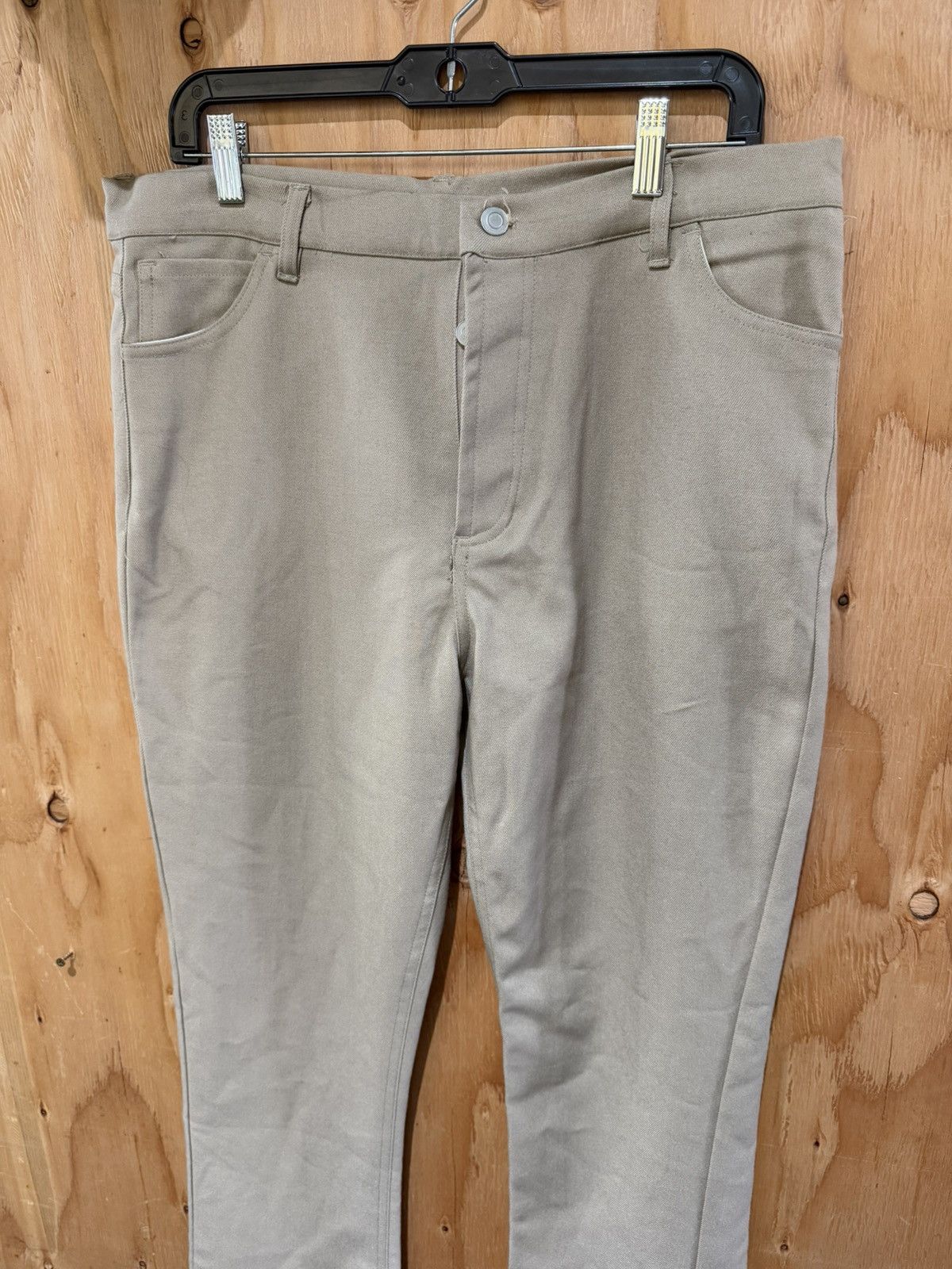 Maison Margiela Maison Margiela Beige Flare Pants Size US 30 / EU 46 - 3 Thumbnail