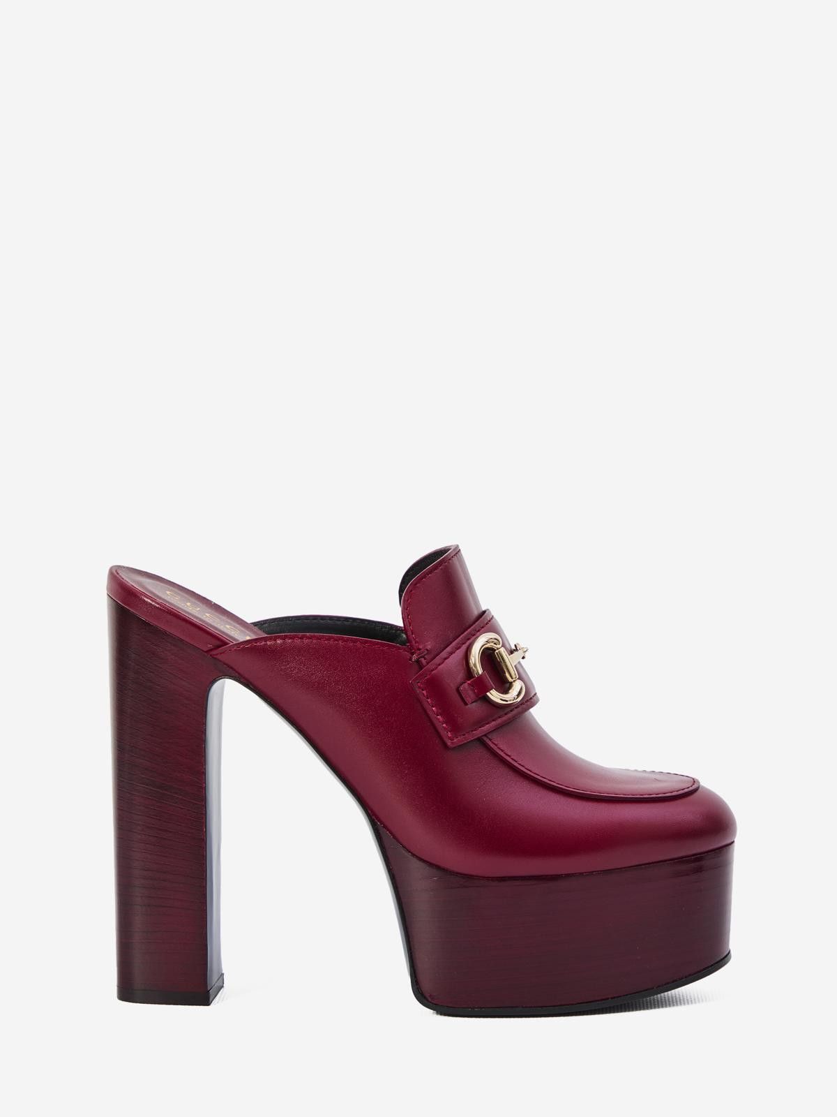 Gucci Gucci Horsebit Platform Mules Size US 5 / IT 35 - 1 Thumbnail