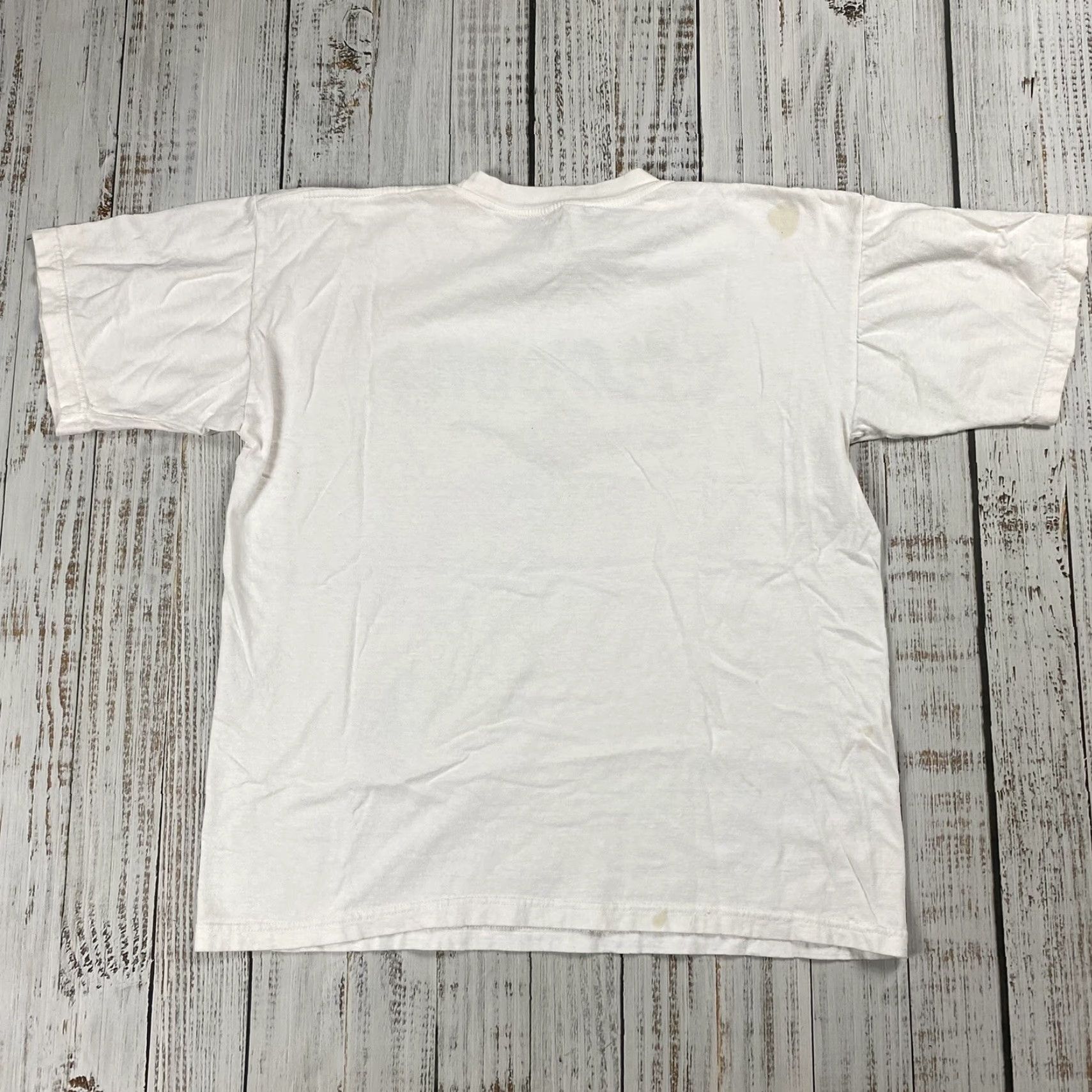 Vintage VINTAGE 90s Aladdin Casino Hotel Las Vegas Tourist Shirt Metallic Print White L Mens Size US L / EU 52-54 / 3 - 6 Thumbnail