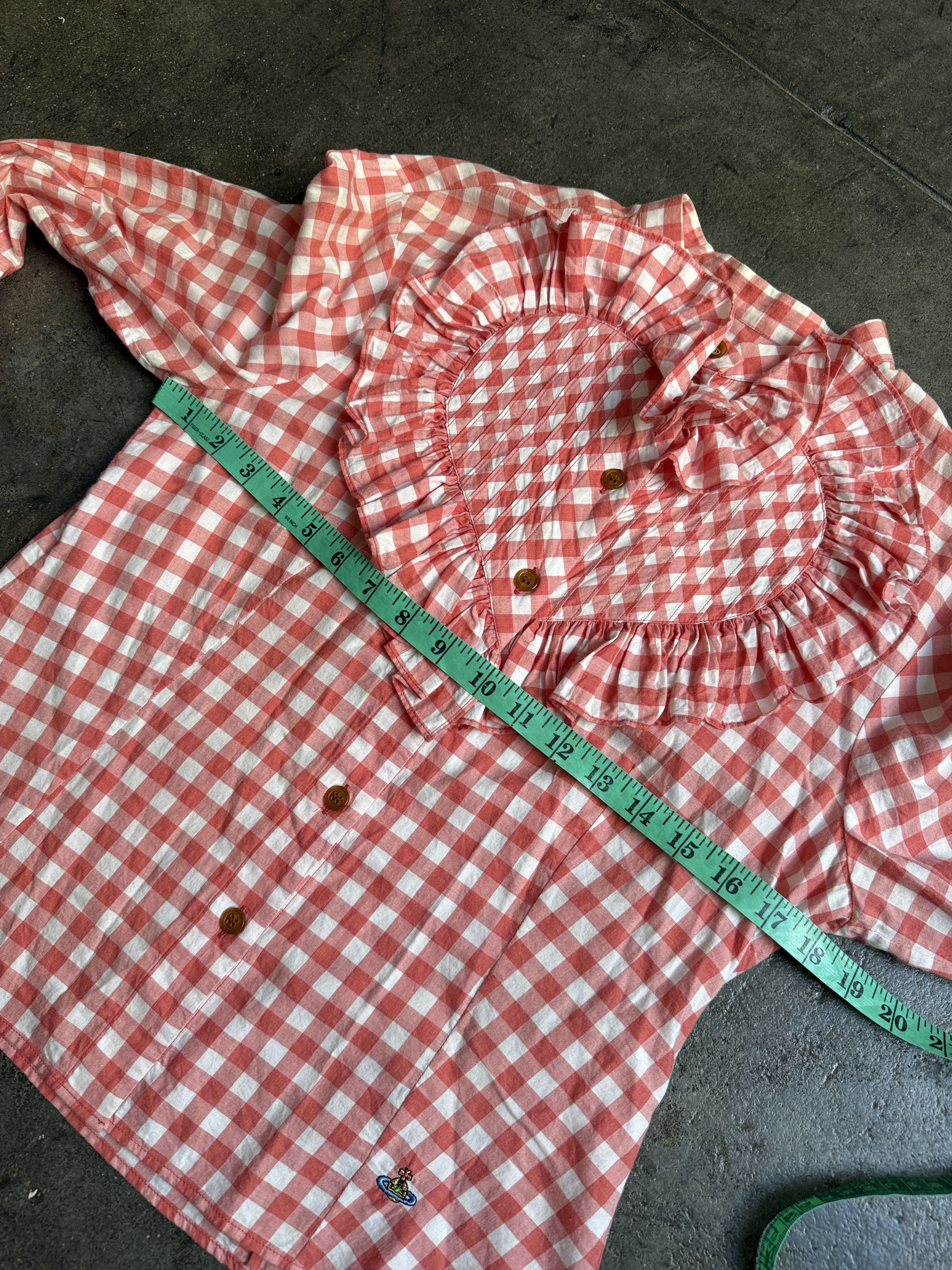 Vivienne Westwood NWT 2014 Red Label HEART light checkered jacket Size XS / US 0-2 / IT 36-38 - 11 Thumbnail