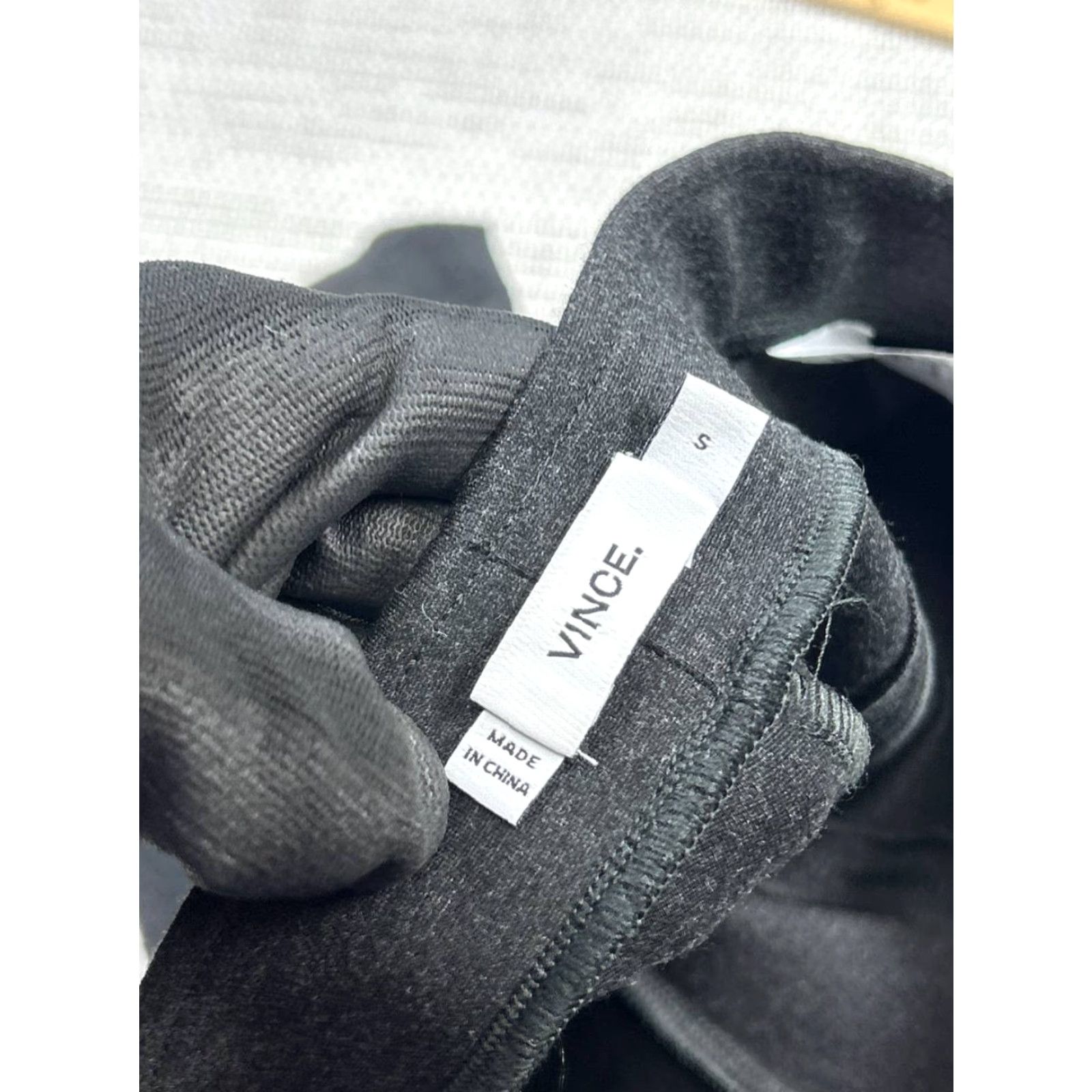 Vince Camuto Vince Camuto Leggings Womens Small Gray Mid Rise Athleisure Running Workout Yoga Size 28" / US 6 / IT 42 - 7 Thumbnail