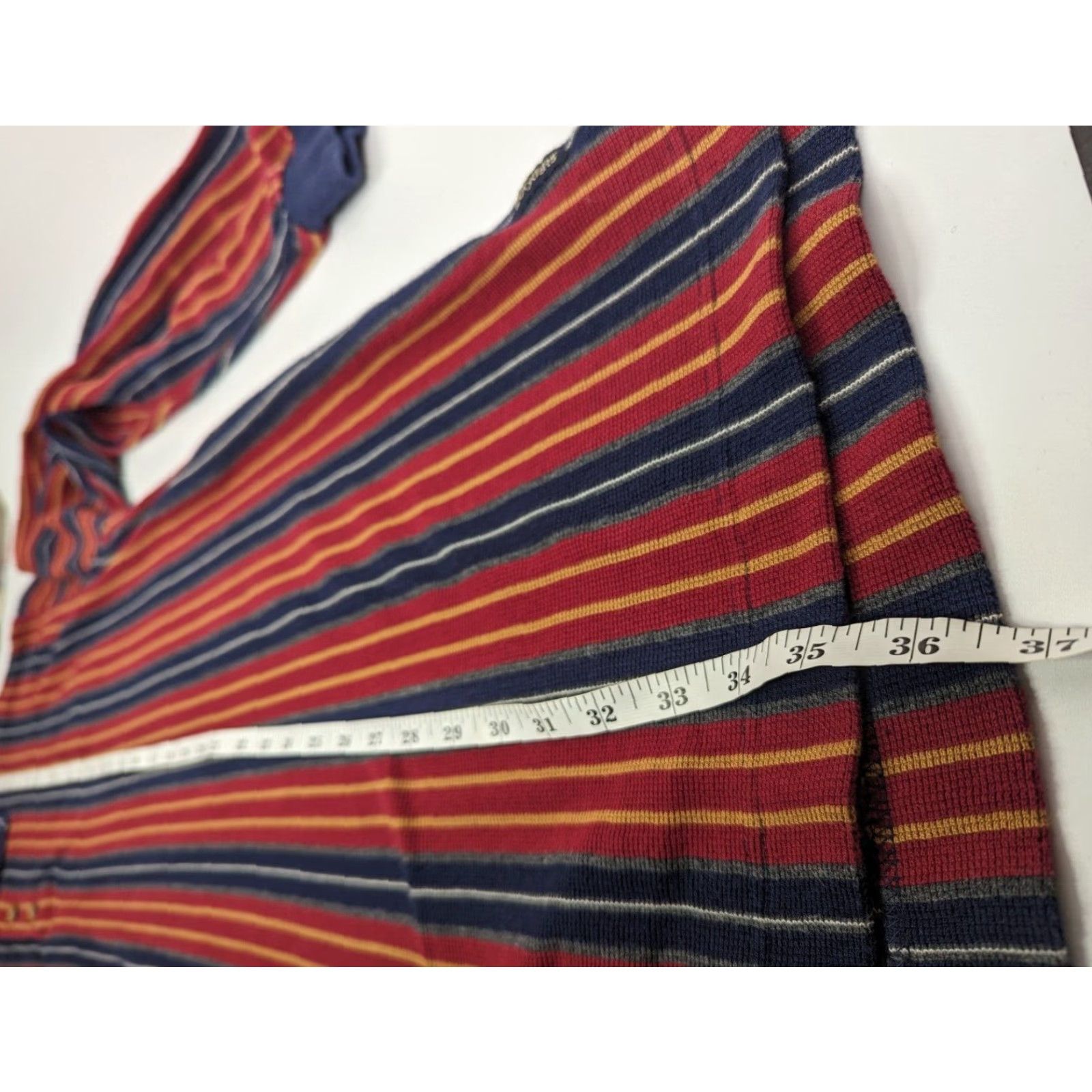 Dockers VINTAGE Dockers Polo Shirt Striped 90s Red L Mens Long Sleeve Casual College University Rugby Made In USA Size US L / EU 52-54 / 3 - 5 Thumbnail