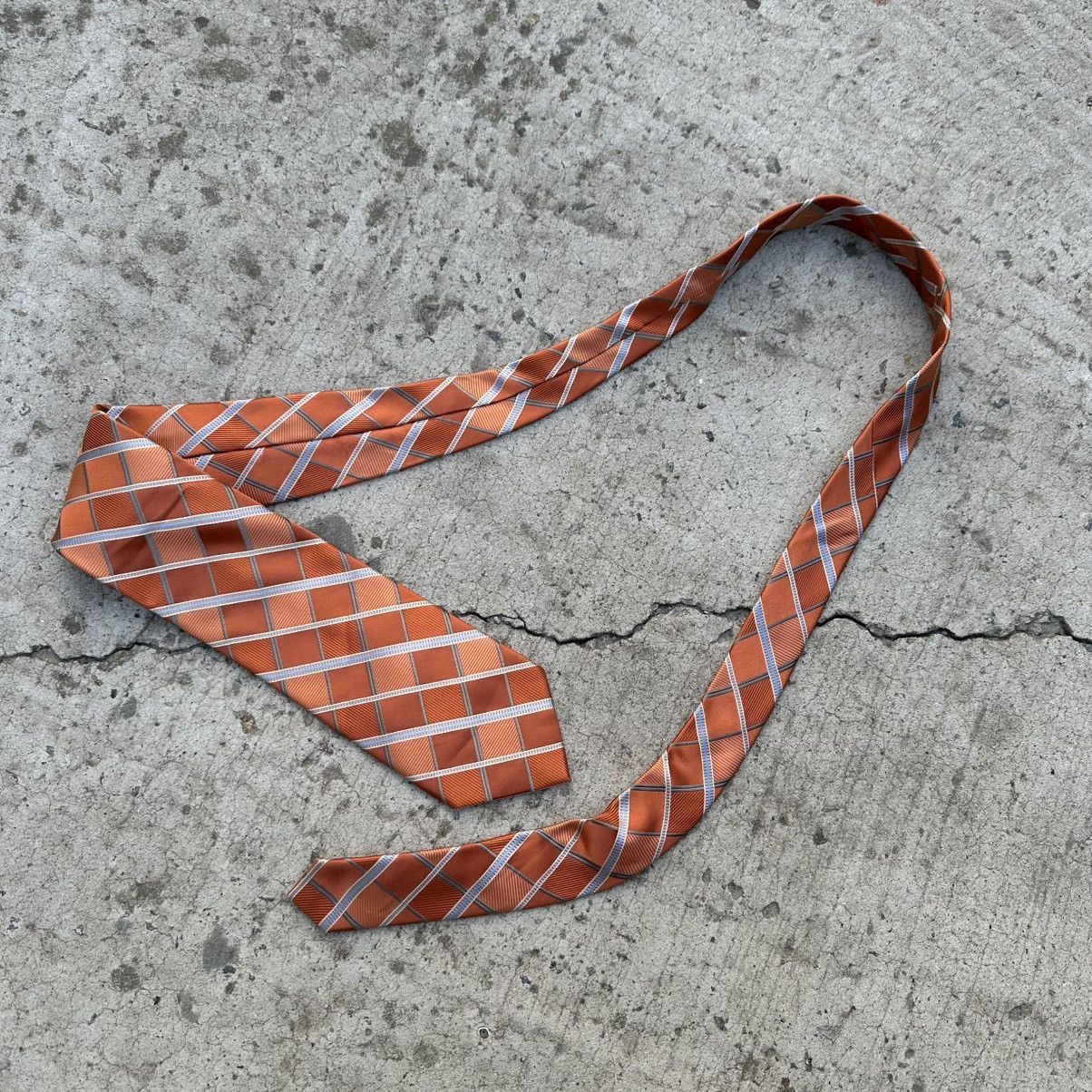 Michael Kors Luxury Michael Kors Tie Silk Old Money Orange Size ONE SIZE - 1 Thumbnail