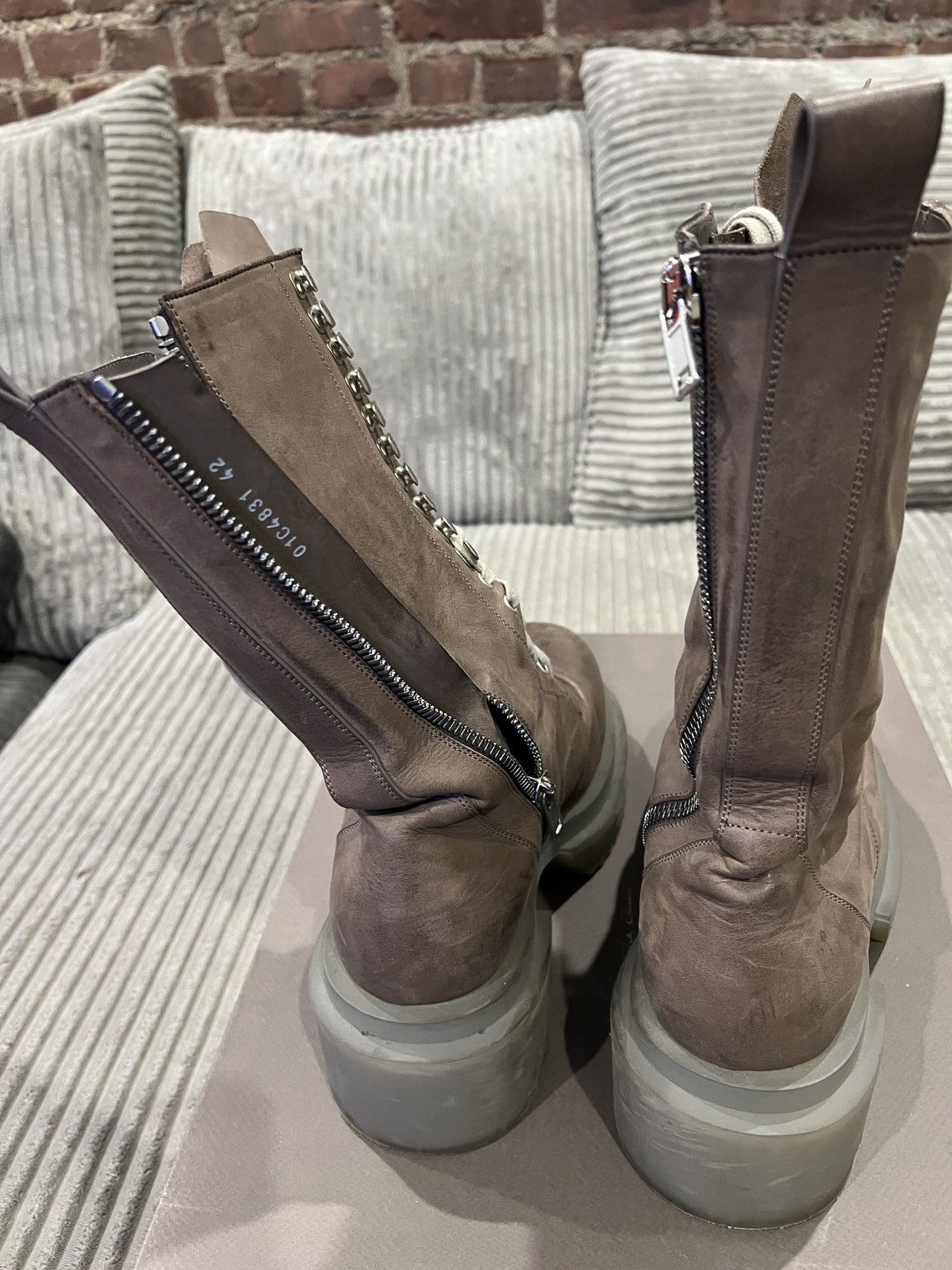 Rick Owens Rick Owens Army Bogun Lace Up Boot Size 42 Size US 9 / EU 42 - 5 Thumbnail