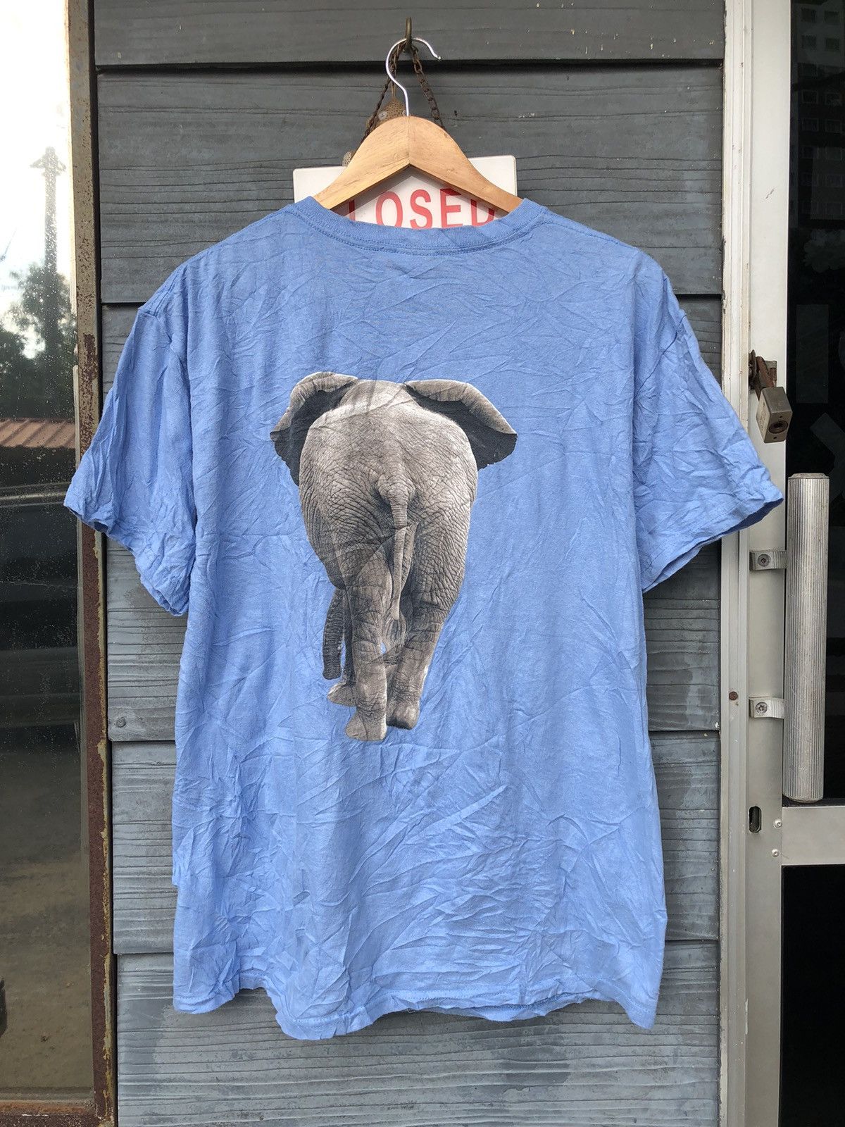 The Mountain × Vintage Vintage Y2K Elephant San Diego Zoo Mirror Printed Tee Size US L / EU 52-54 / 3 - 7 Thumbnail