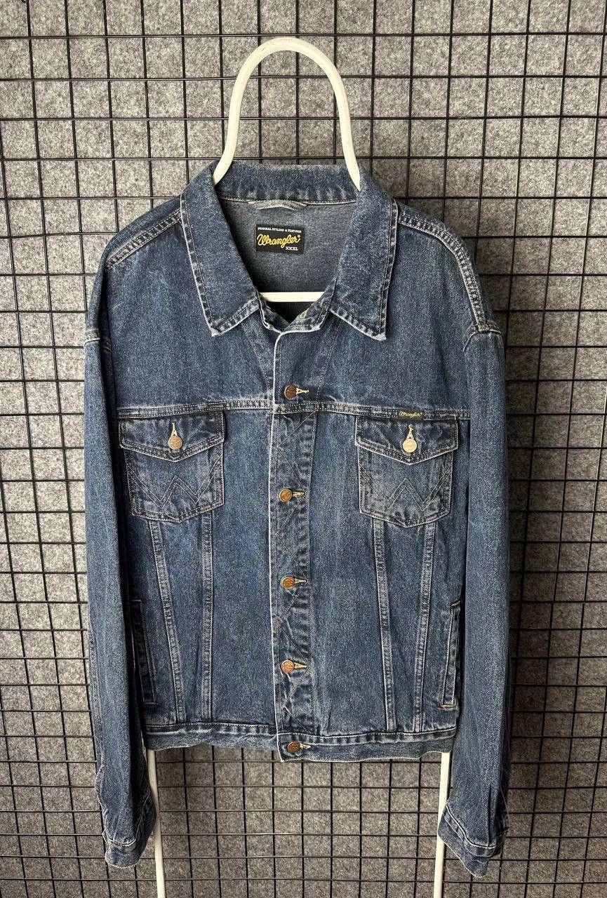 Vintage × Wrangler Wrangler denim jacket vintage american size XXL Size US XXL / EU 58 / 5 - 1 Thumbnail