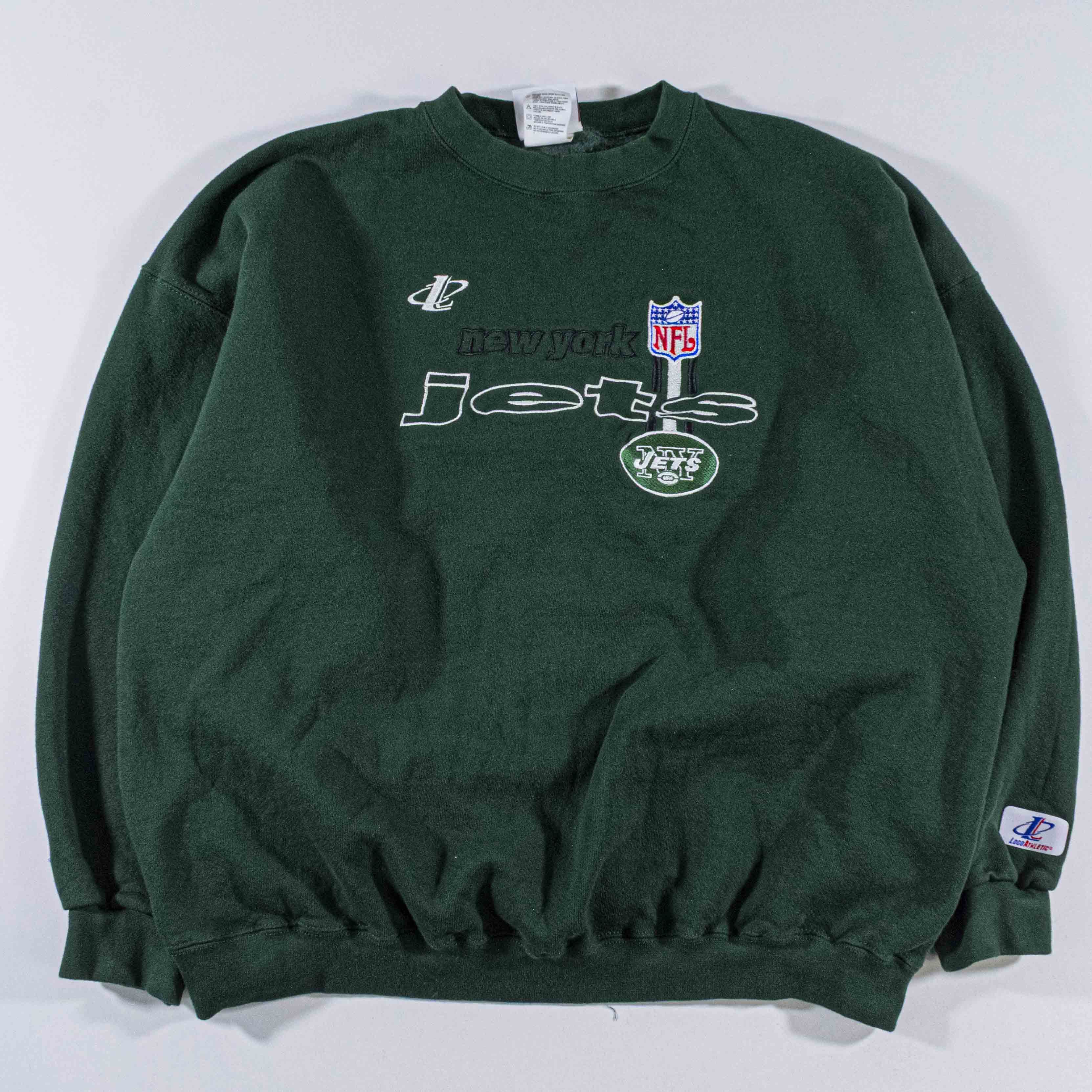 Logo Athletic Vintage New York Jets Logo Athletic Sweatshirt USA Crewneck Size US XL / EU 56 / 4 - 1 Thumbnail
