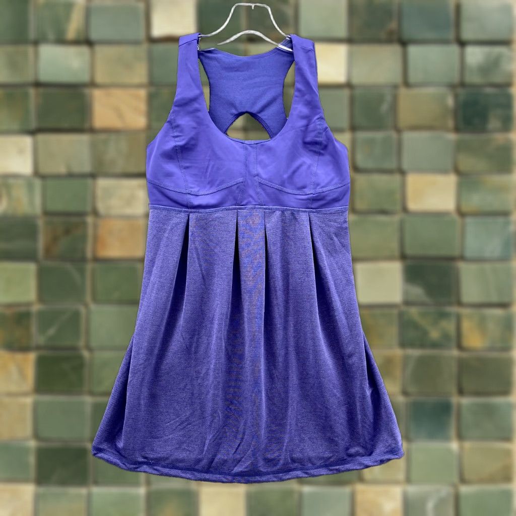 Lululemon Lululemon Run Your Heart Out Tank Women’s 6 Purple Built In Bra Racerback Blouse Size M / US 6-8 / IT 42-44 - 1 Thumbnail