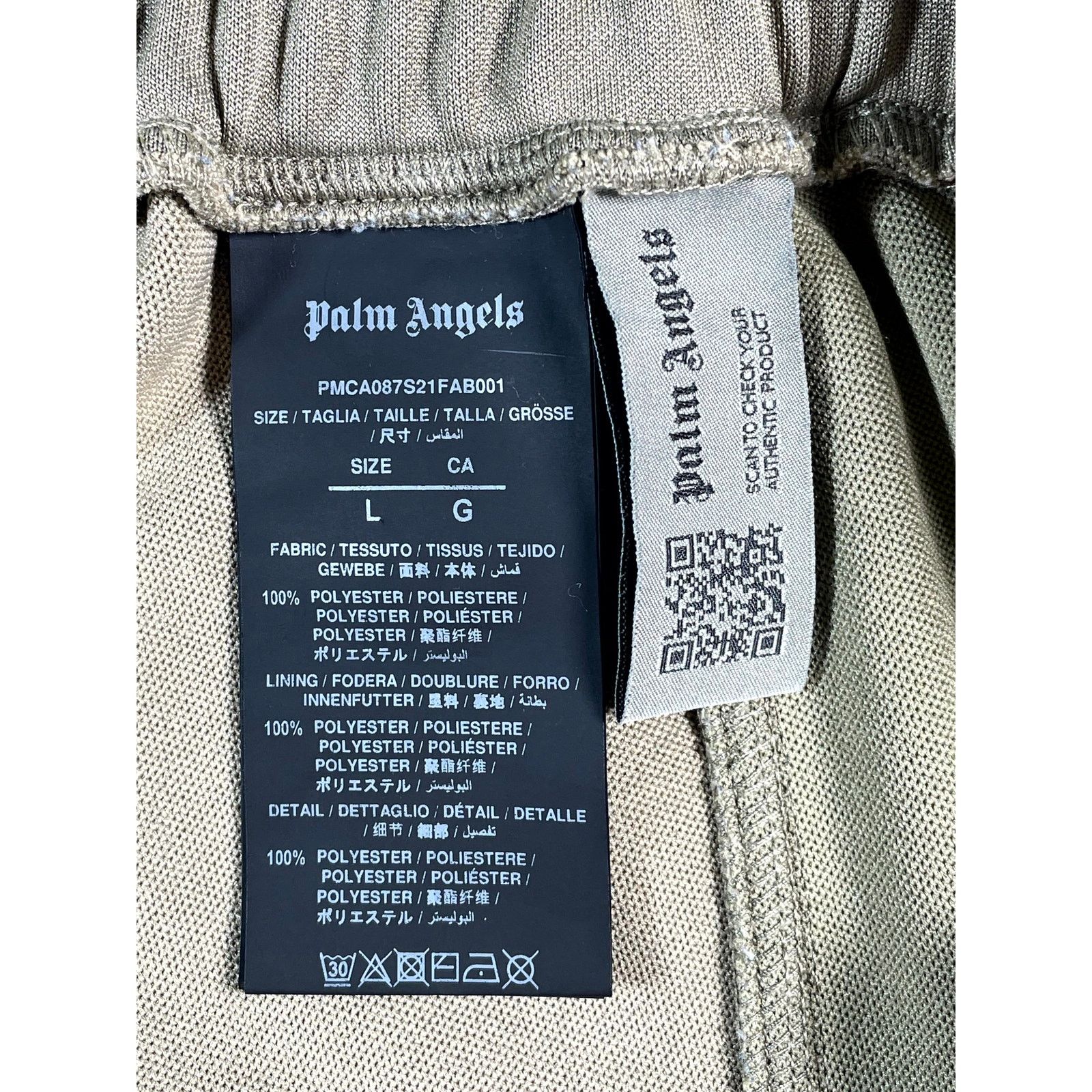 Palm Angels Palm Angels Patch Work Olive Track Pants Size US 34 / EU 50 - 4 Thumbnail