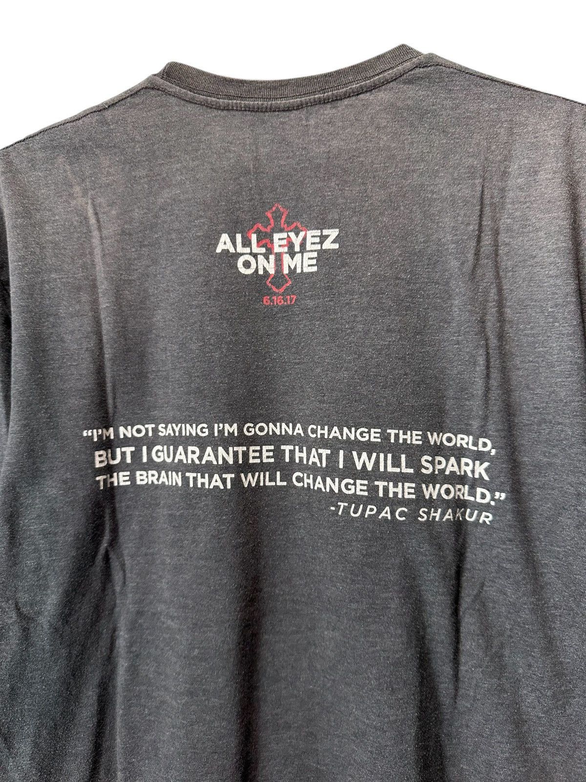 Rap Tees SICK FADED ALL EYEZ ON ME BEST QUOTES Tupac Shakur T shirt Size US M / EU 48-50 / 2 - 4 Thumbnail
