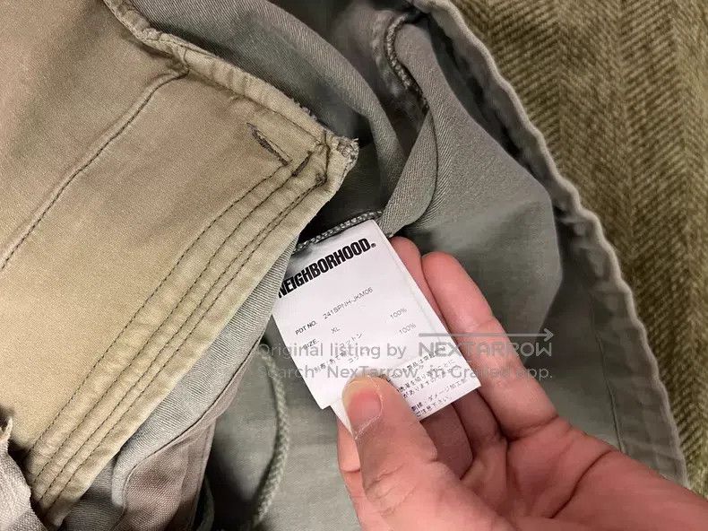 Neighborhood Neighborhood Sulfur Dyed Destroyed Work Jacket Size US XL / EU 56 / 4 - 5 Thumbnail