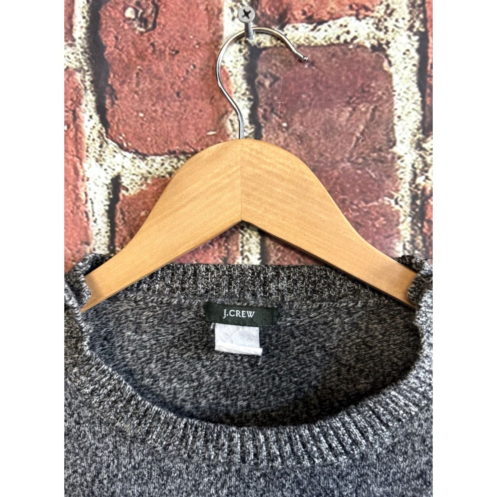 J.Crew J. Crew Womens Gray Long Sleeve Knit Sweatshirt Size S Size S / US 4 / IT 40 - 3 Thumbnail